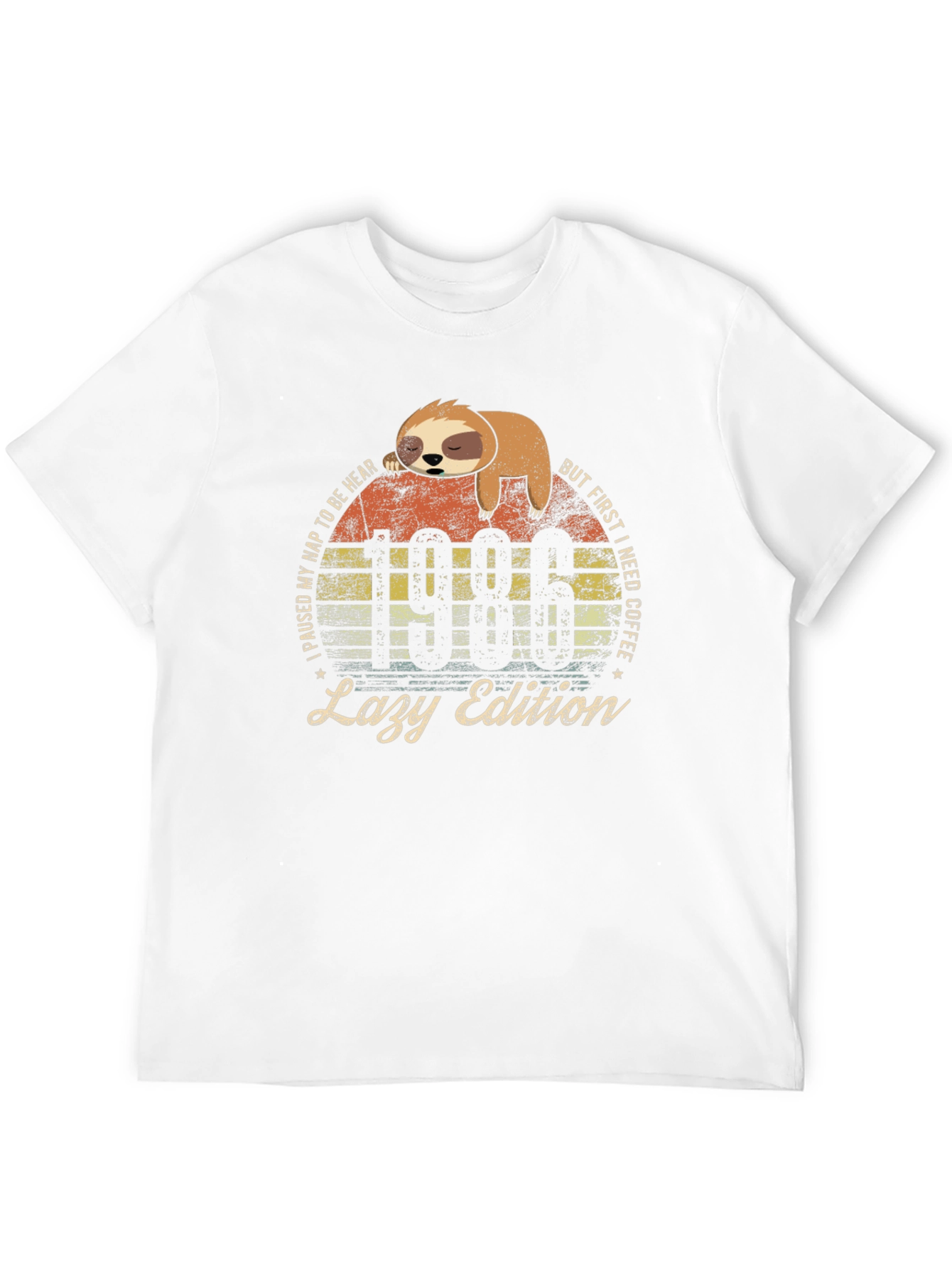 1986 Lazy Edition Sloth T-Shirt