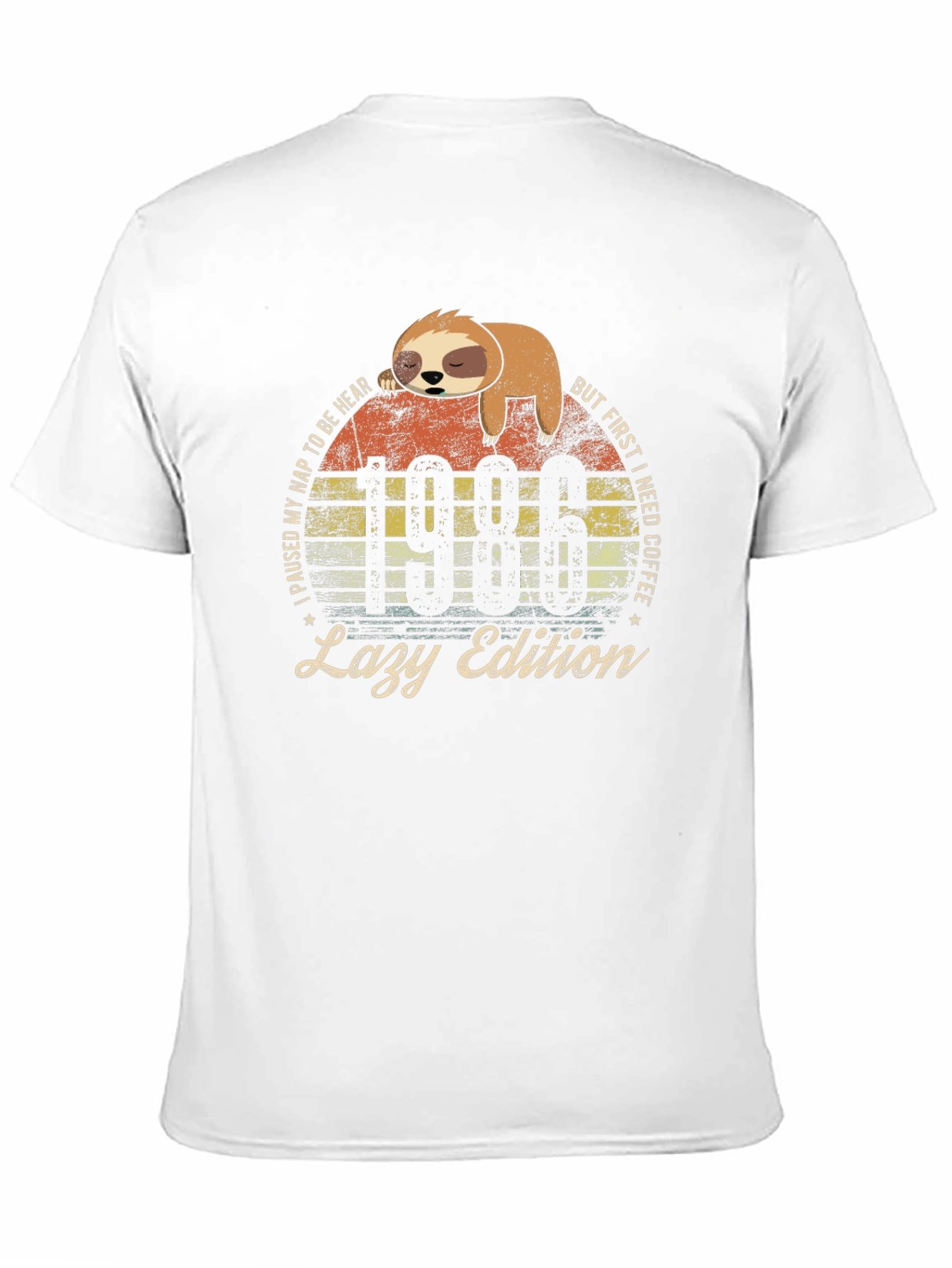 1986 Lazy Edition Sloth T-Shirt