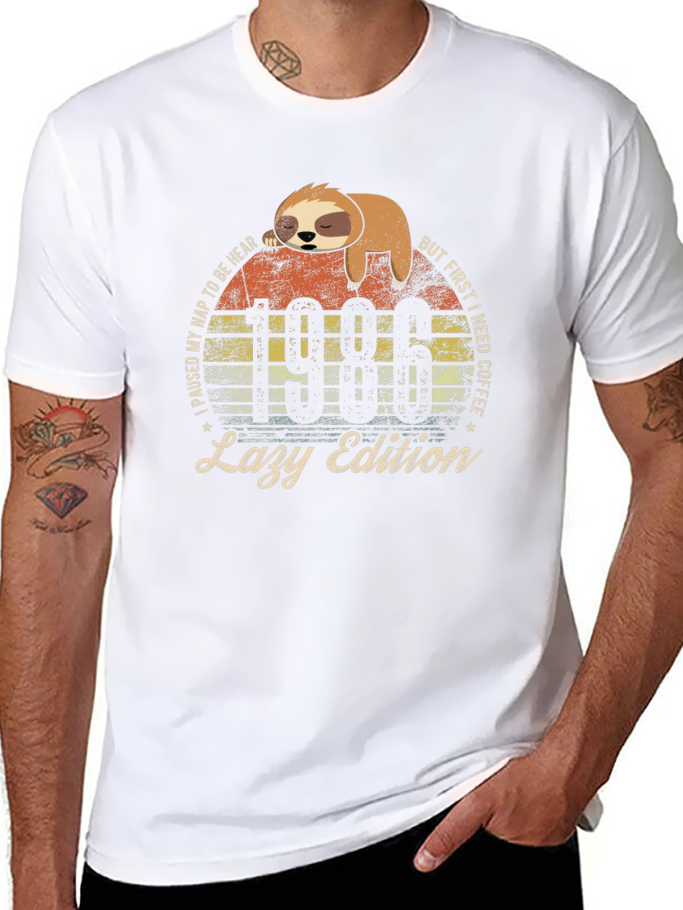 1986 Lazy Edition Sloth T-Shirt