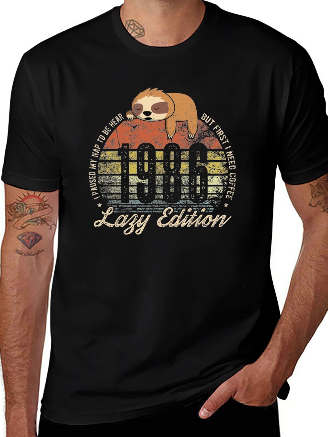 1986 Lazy Edition Sloth T-Shirt