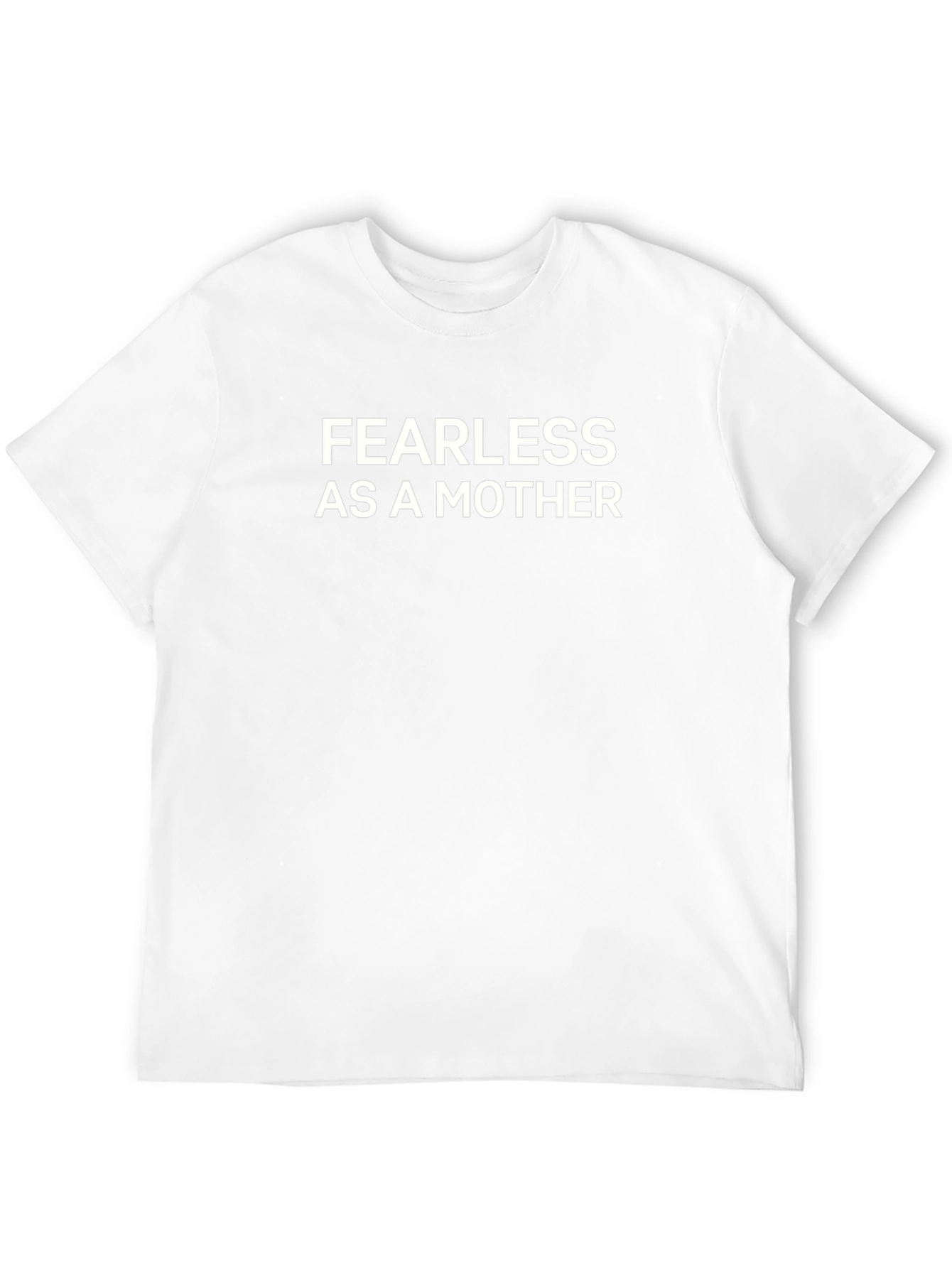 Fearless Mother Graphic Tee - Black Crew Neck