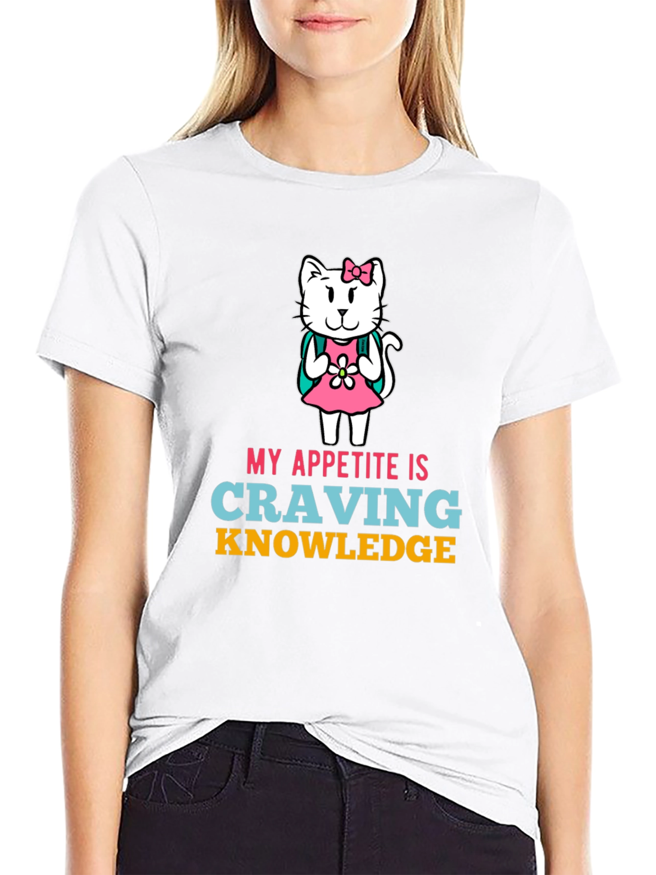 Craving Knowledge Cat T-Shirt