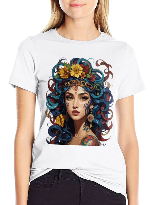 Bohemian Goddess Graphic T-Shirt