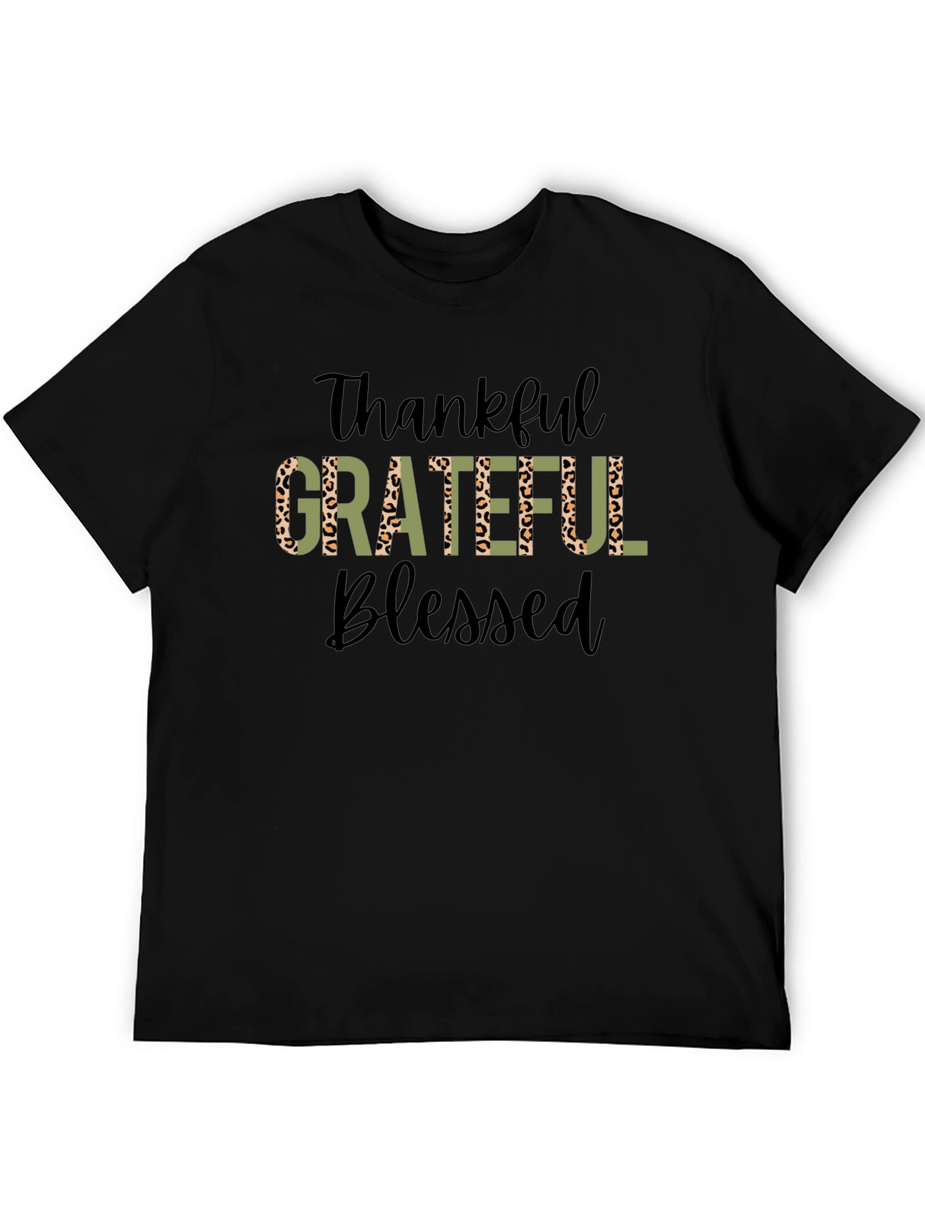 Thankful Grateful Blessed Graphic Tee