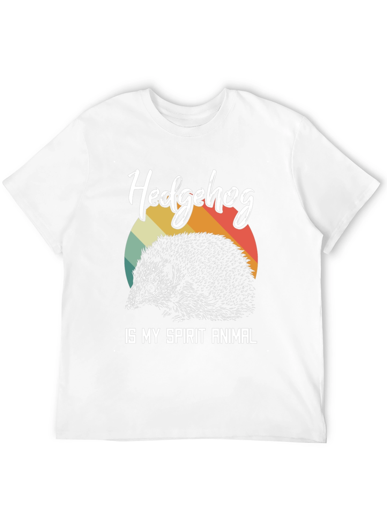 Hedgehog Spirit Animal Graphic T-Shirt
