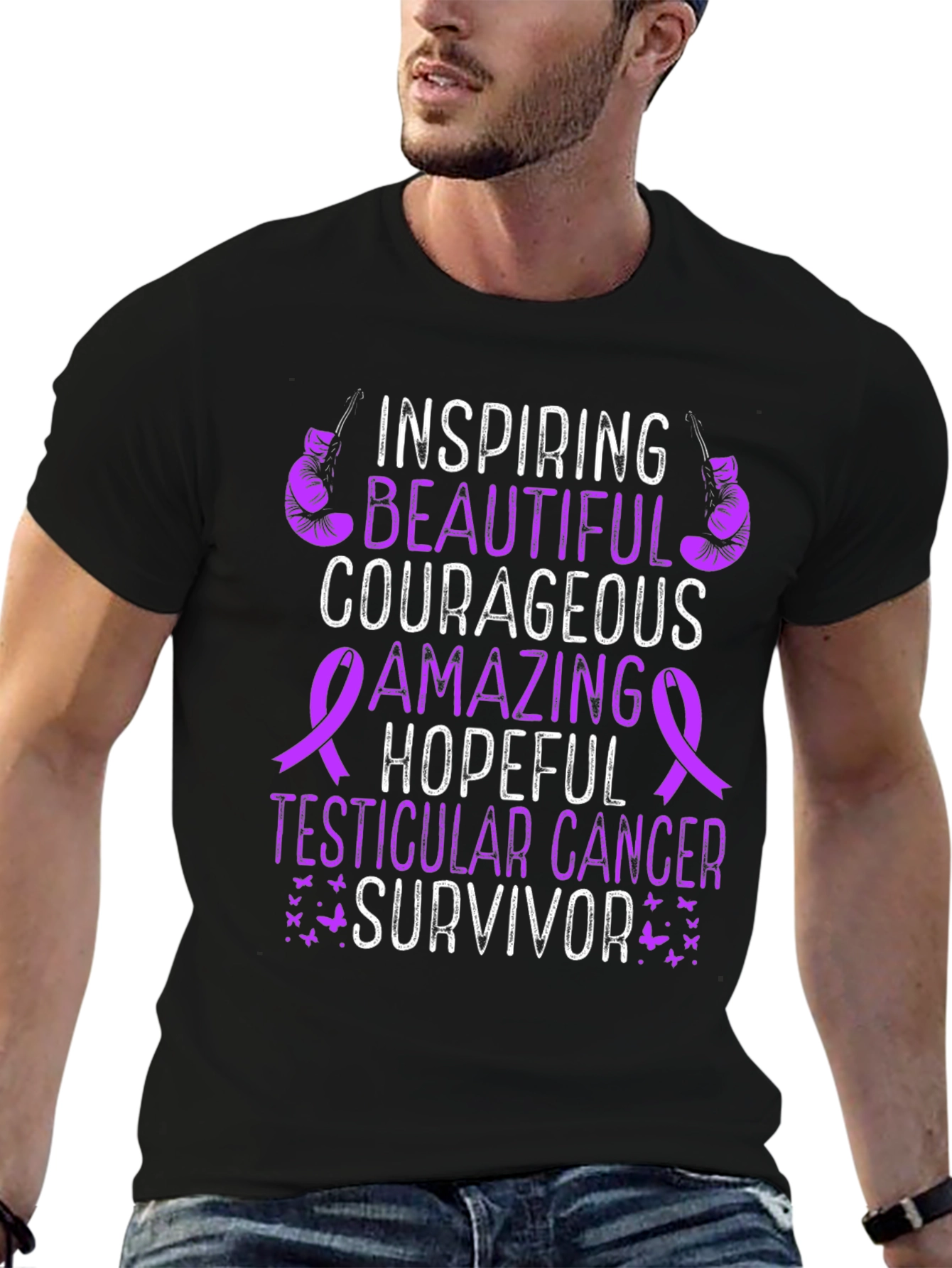 Inspirational Testicular Cancer Survivor T-Shirt