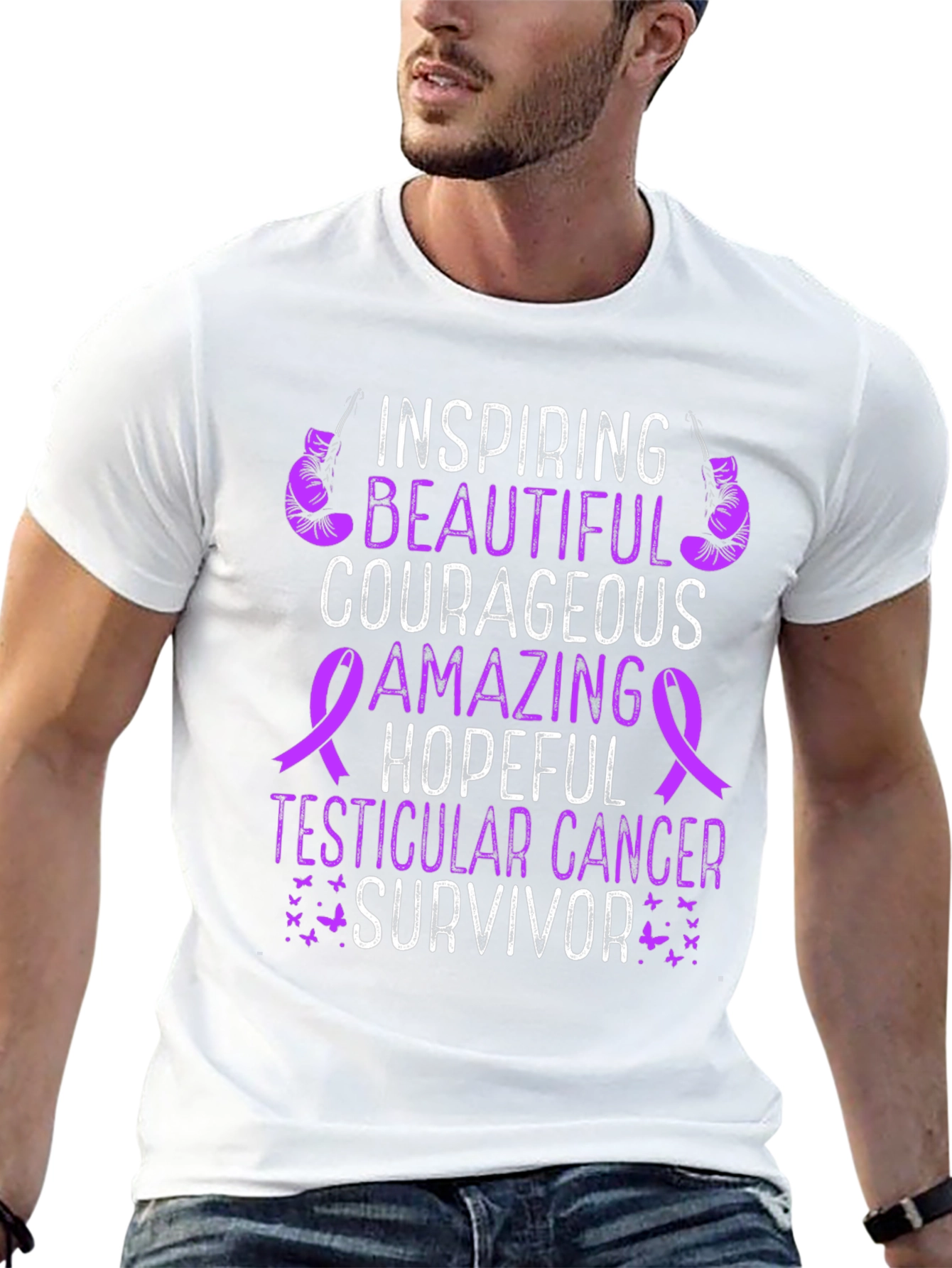 Inspirational Testicular Cancer Survivor T-Shirt
