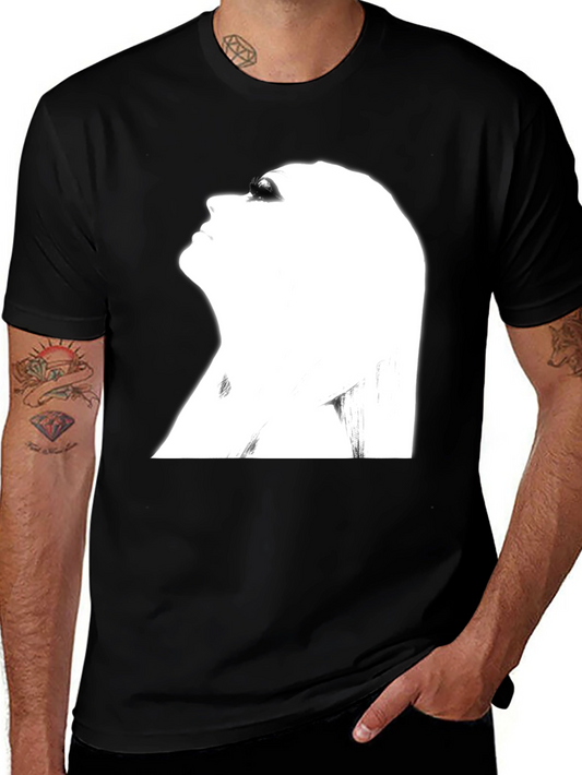 Silhouette Graphic Tee - Modern Black T-Shirt