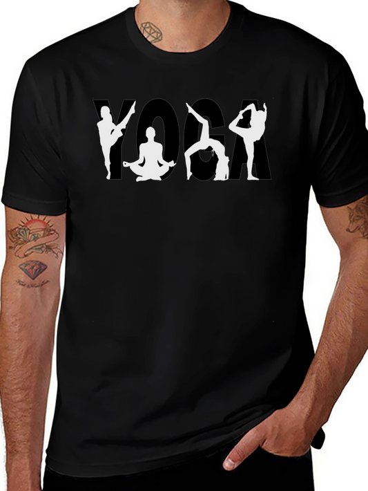 Yoga Pose Graphic T-Shirt