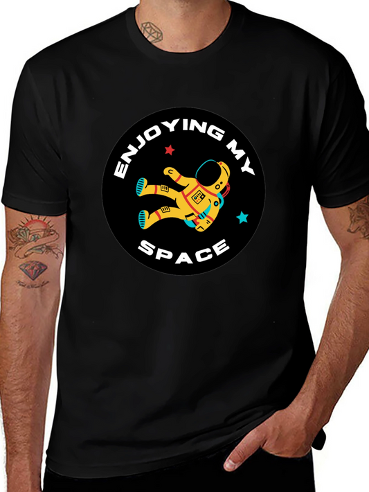 Enjoying My Space T-Shirt Astronaut Graphic Tee