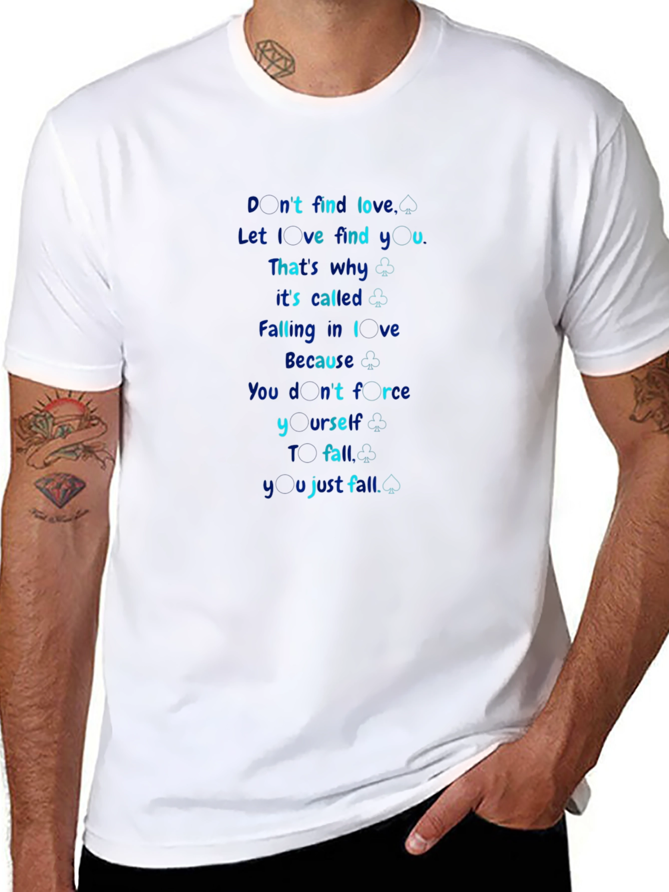 Falling in Love T-Shirt - Love Quote Graphic Tee