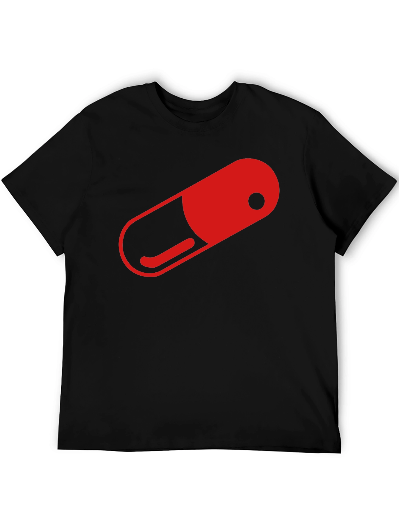 Red Pill Graphic T-Shirt - Black
