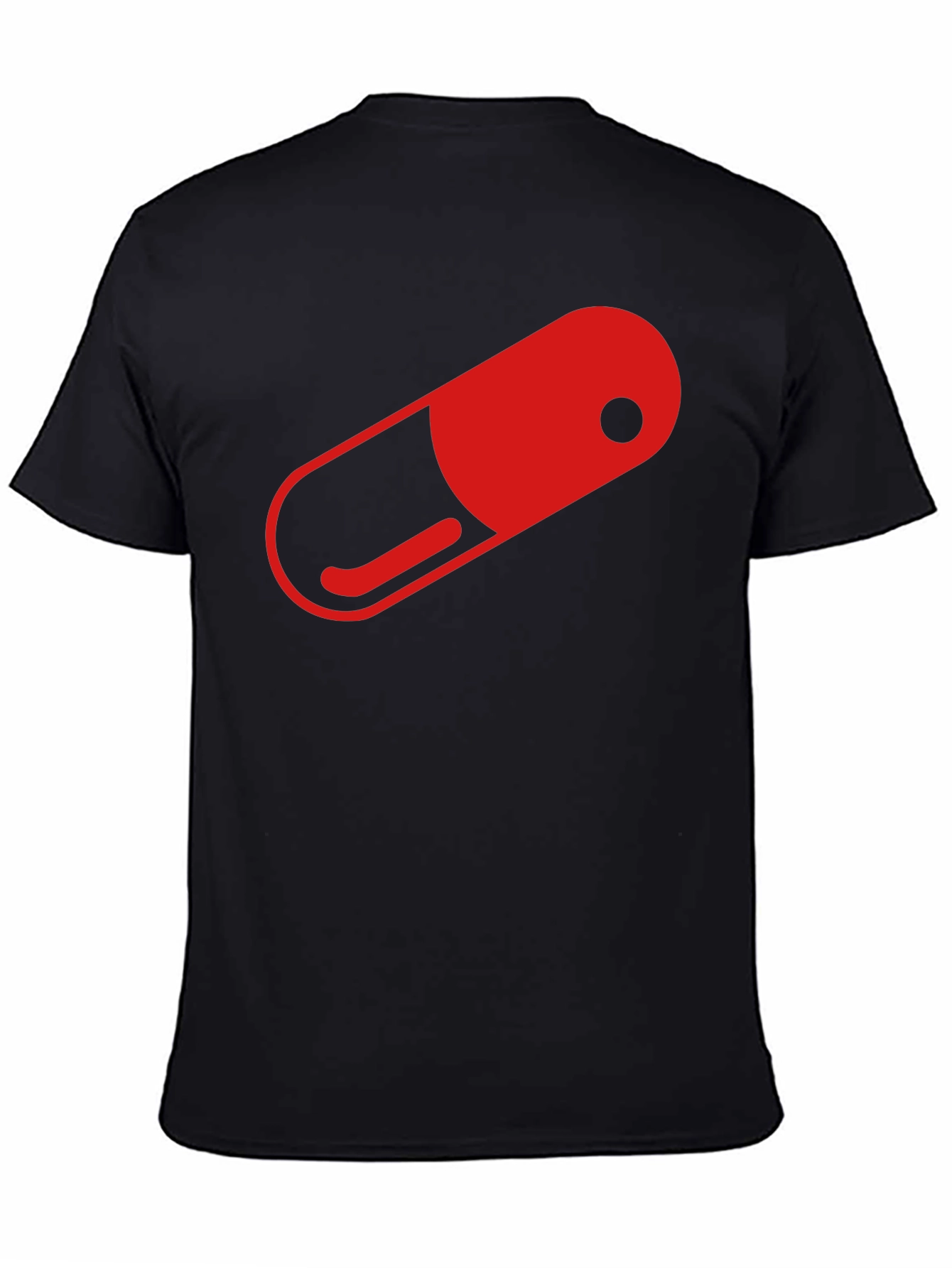 Red Pill Graphic T-Shirt - Black