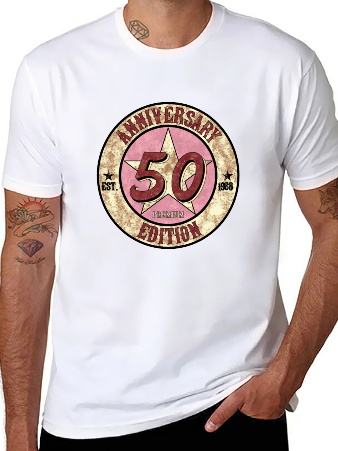 50th Anniversary Premium Edition Black T-Shirt