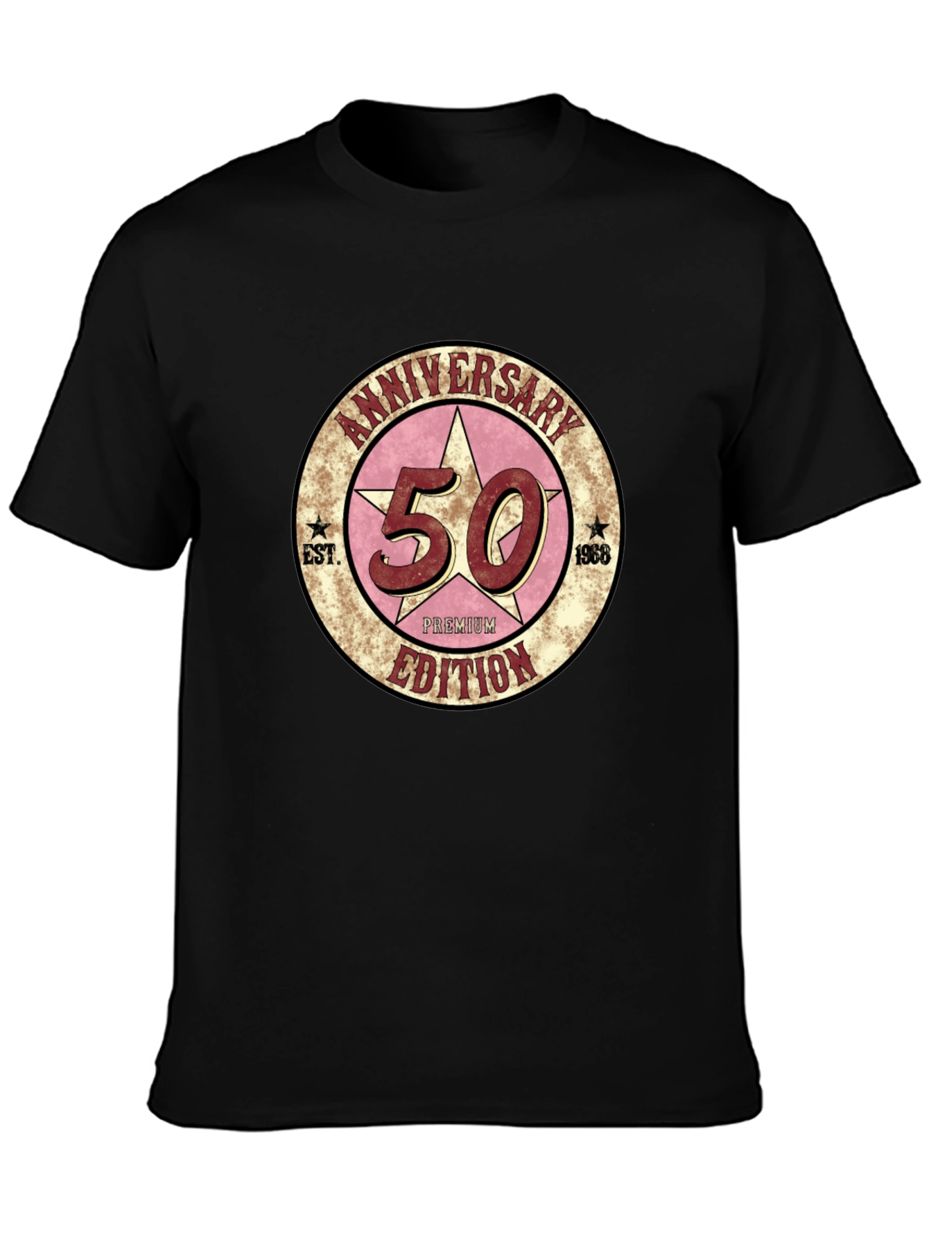 50th Anniversary Premium Edition Black T-Shirt