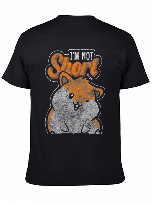 Im Not Short Hamster Graphic Tee