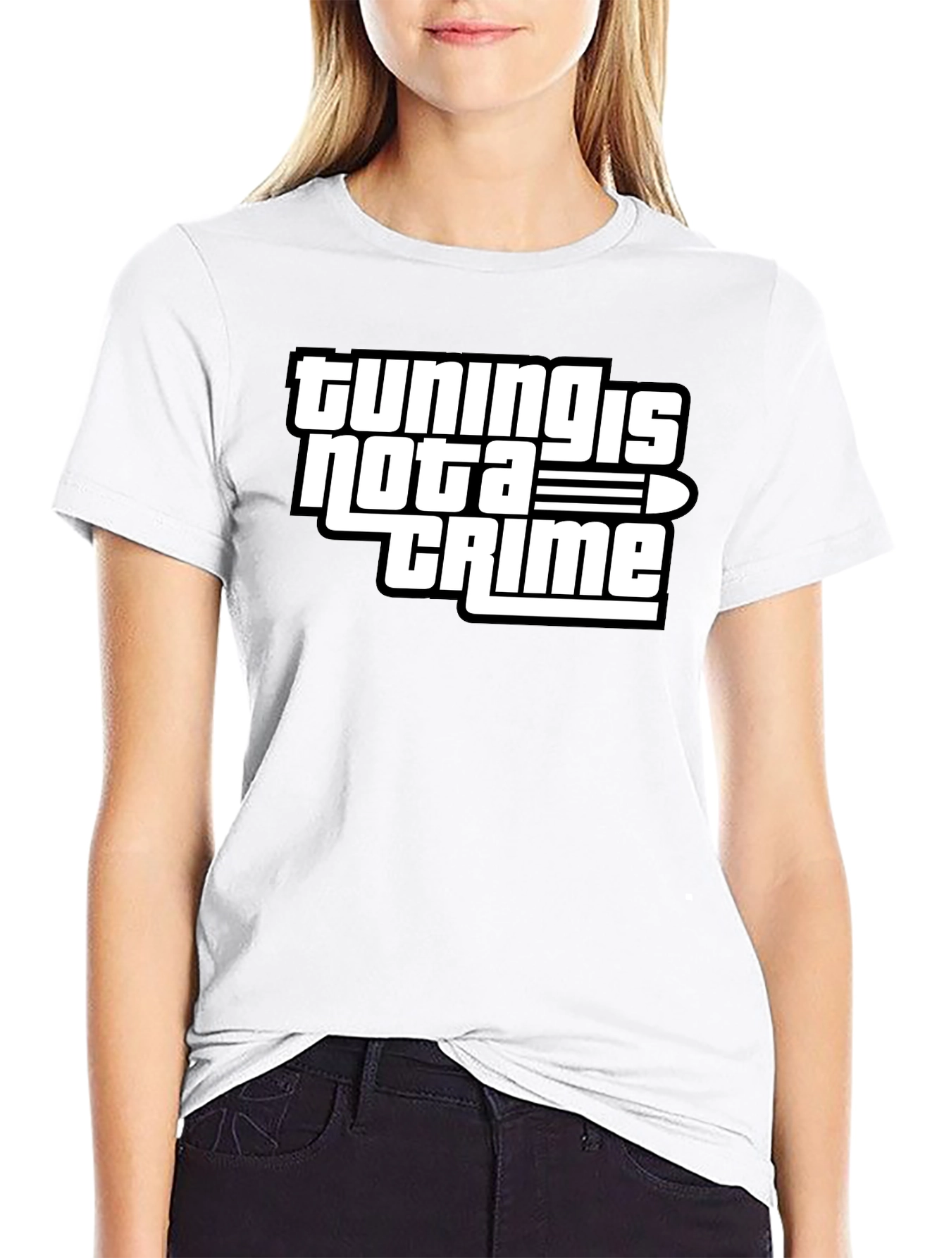 Tuning is Not a Crime Graphic T-Shirt