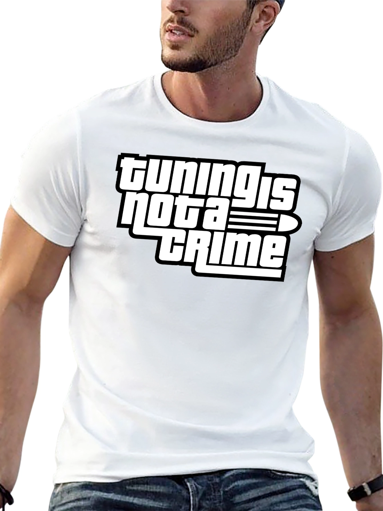 Tuning is Not a Crime Graphic T-Shirt