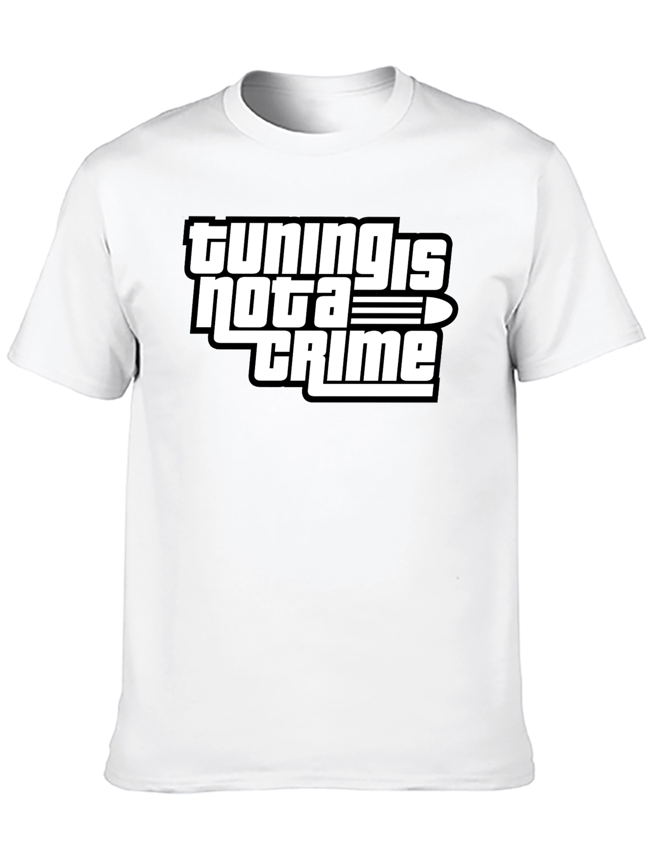 Tuning is Not a Crime Graphic T-Shirt