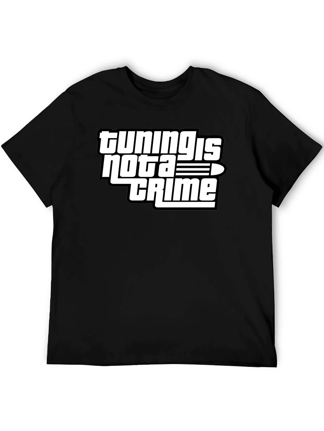 Tuning is Not a Crime Graphic T-Shirt