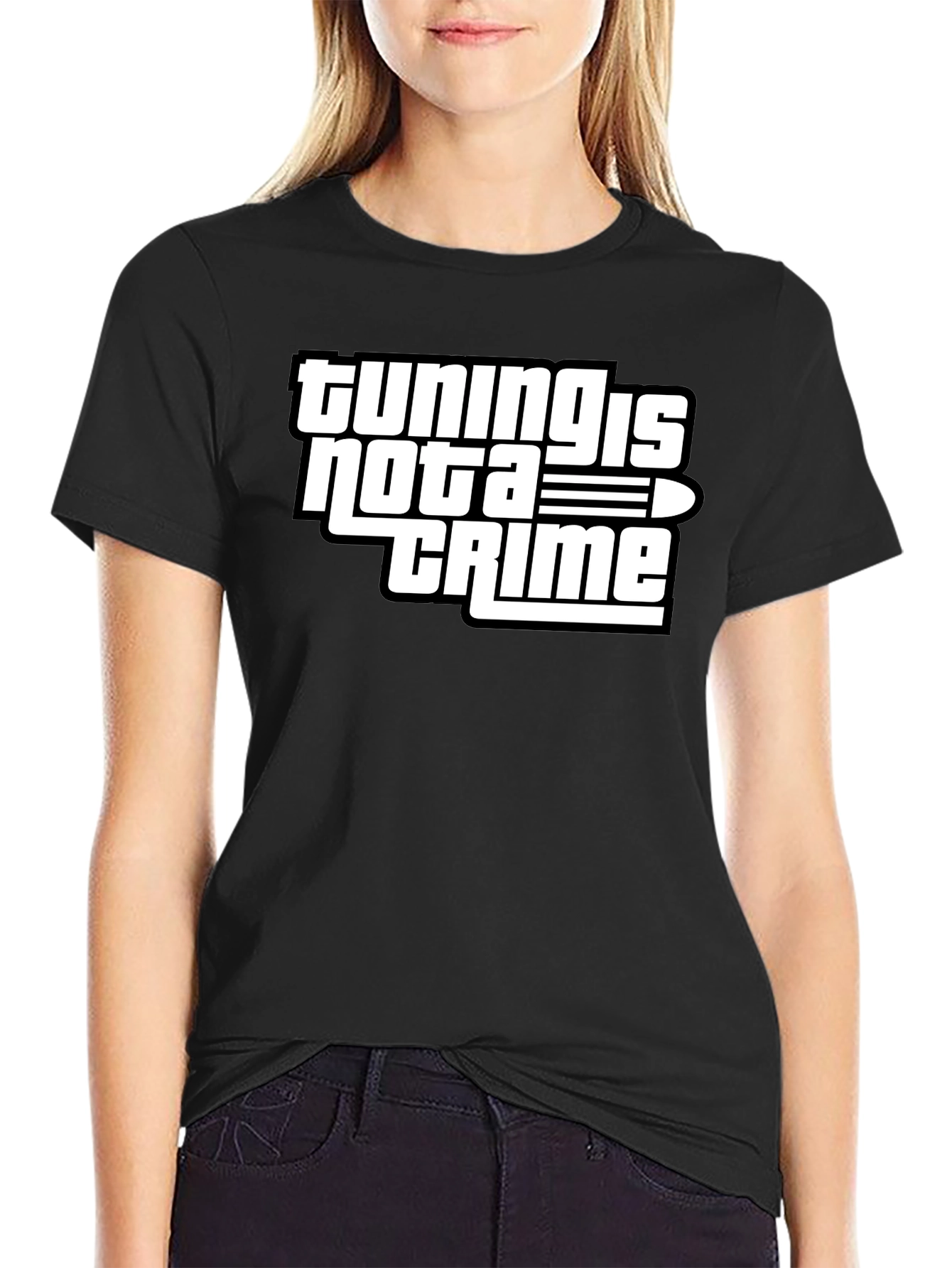 Tuning is Not a Crime Graphic T-Shirt