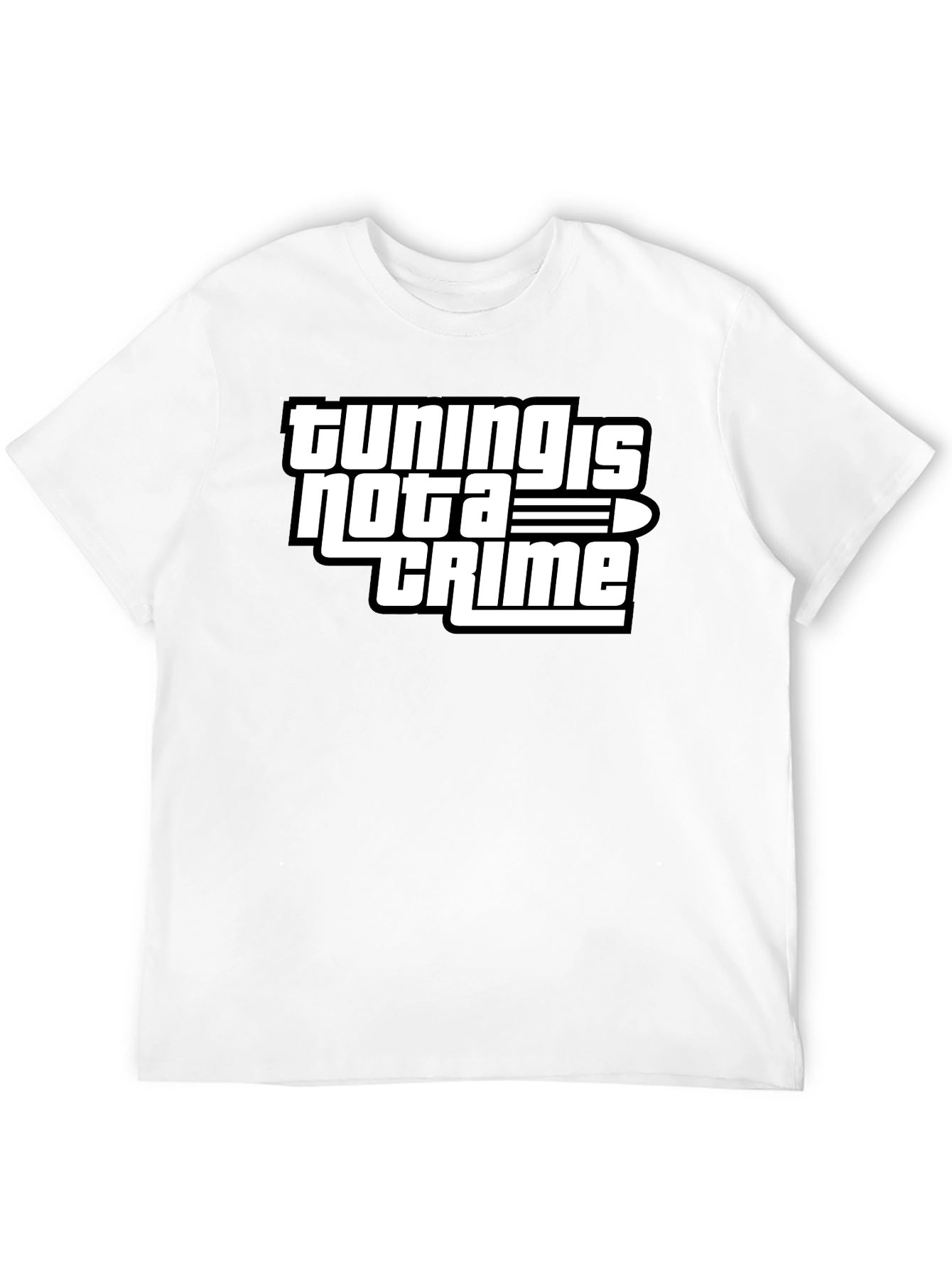 Tuning is Not a Crime Graphic T-Shirt