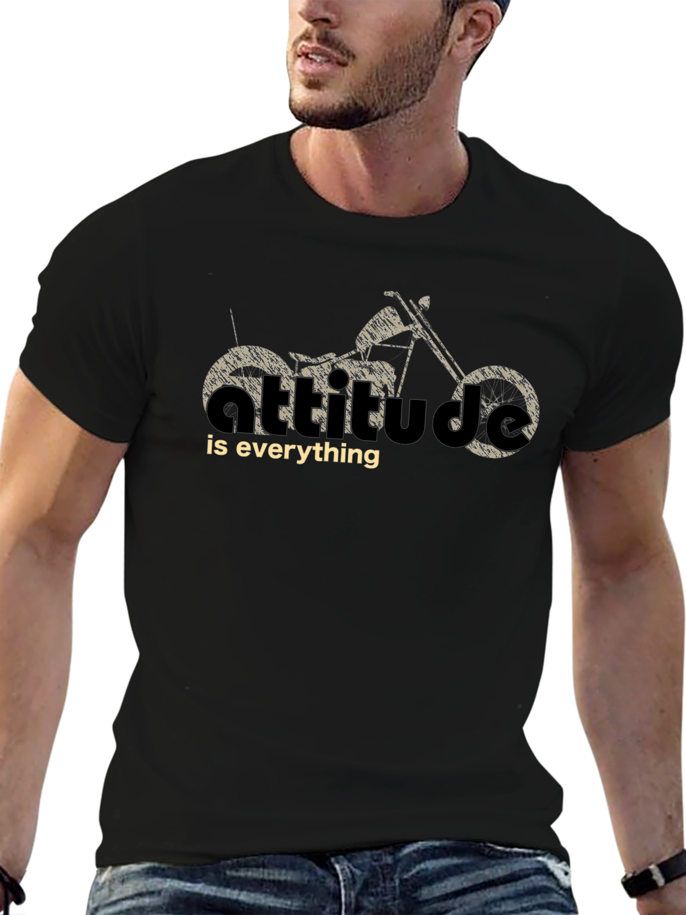 Attitude is Everything Motorcycle T-Shirt