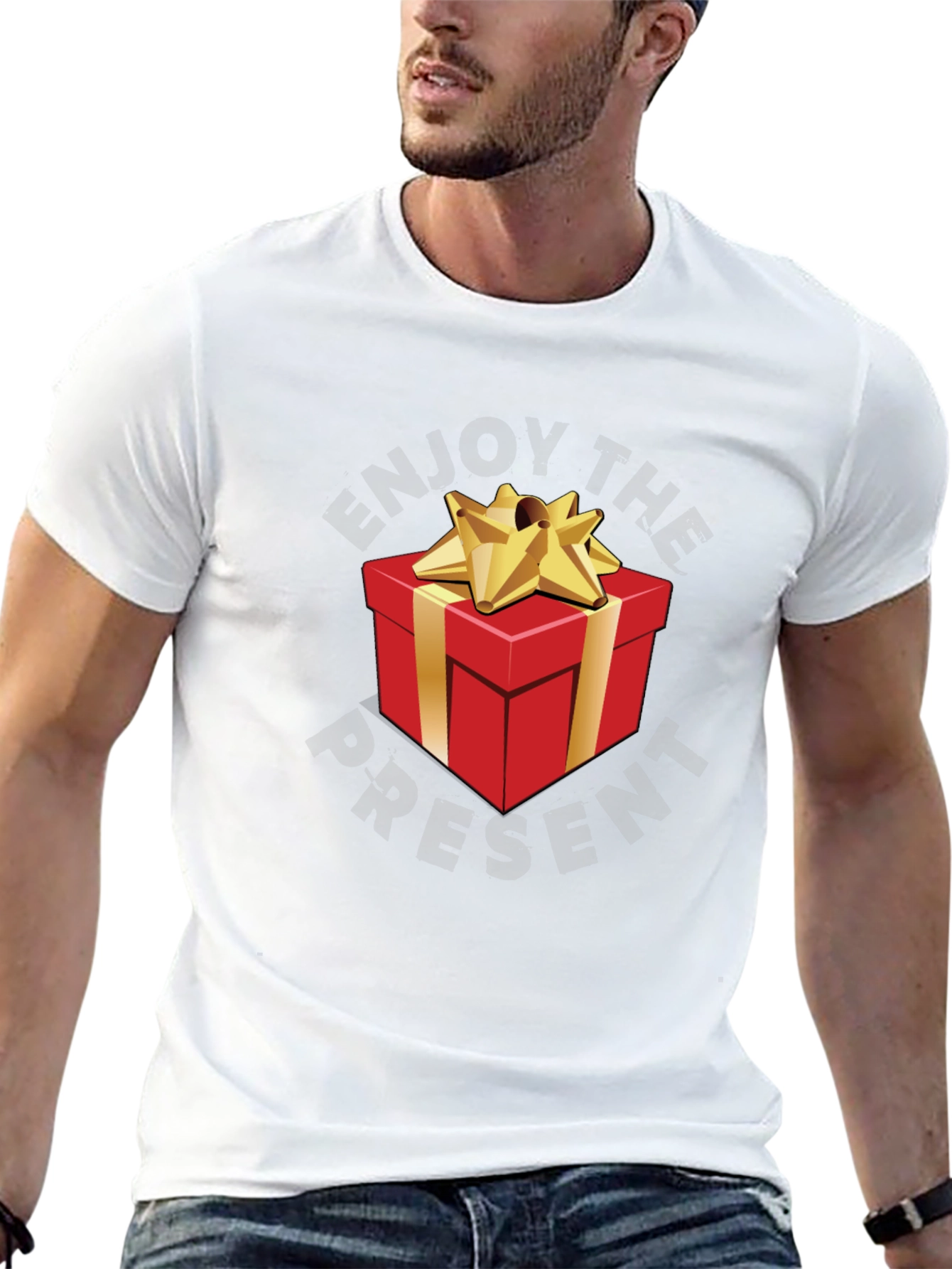 Enjoy The Present Graphic T-Shirt