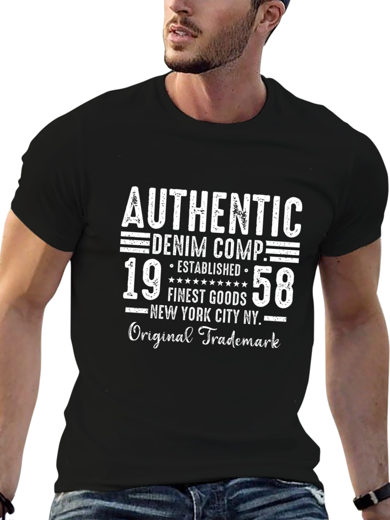 Authentic Denim Co. Est. 1958 Graphic Tee