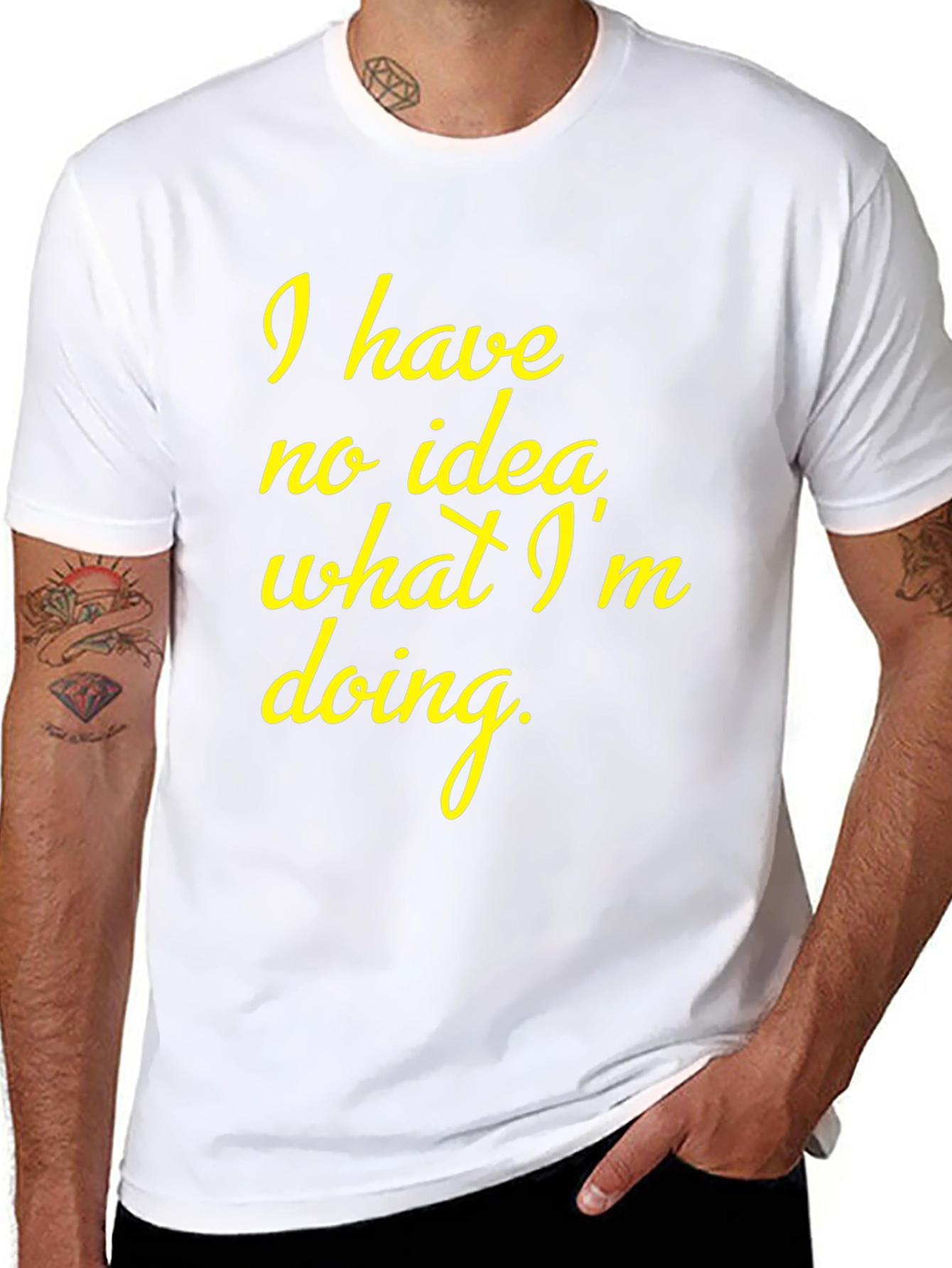 Funny No Idea Graphic T-Shirt