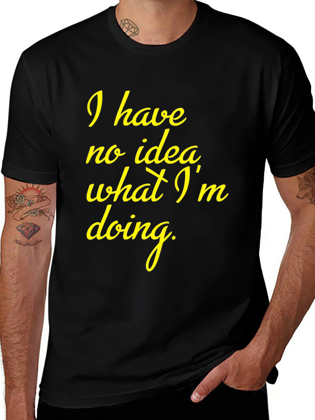 Funny No Idea Graphic T-Shirt