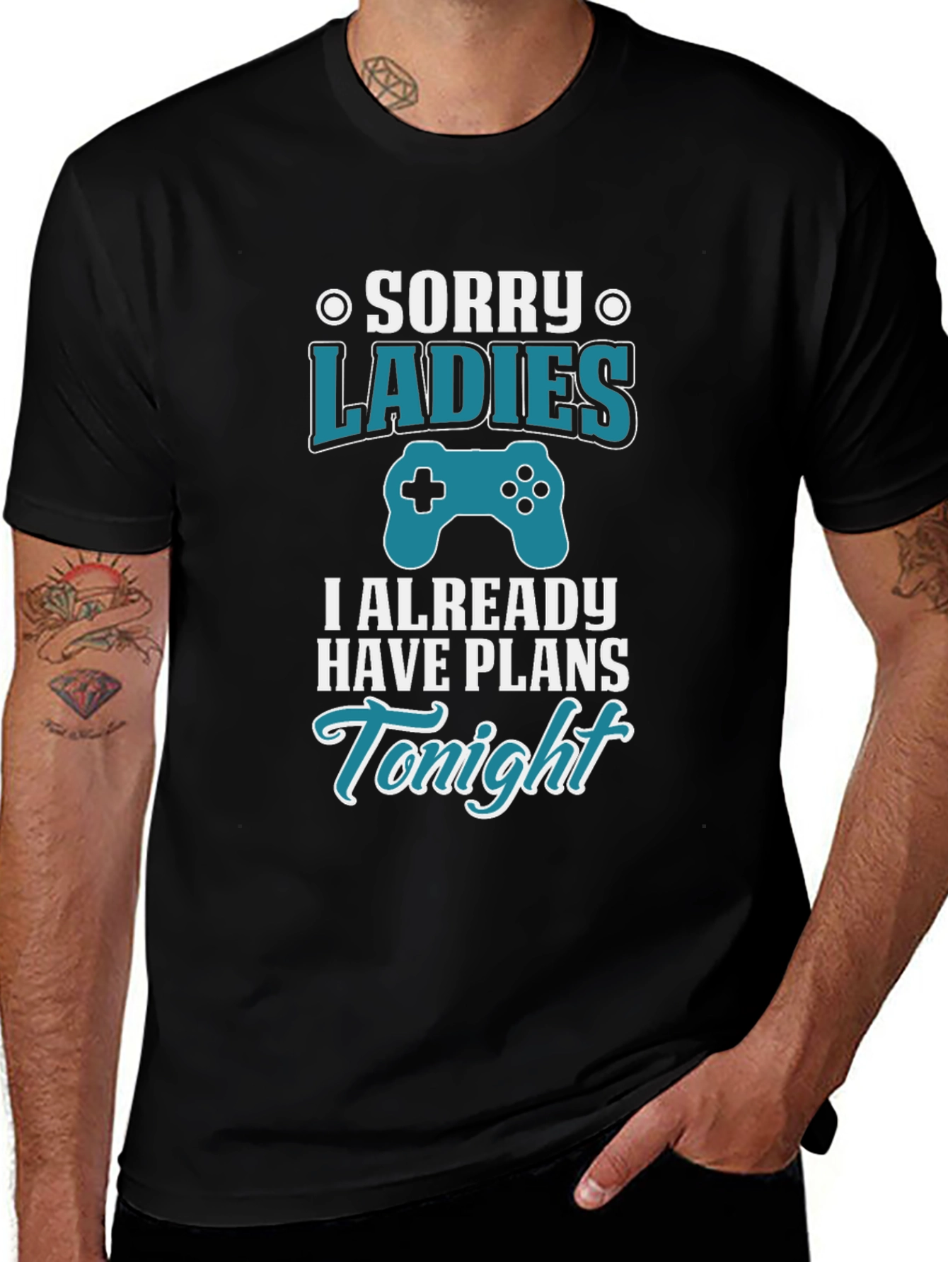 Sorry Ladies I Have Plans Tonight Gamer T-Shirt