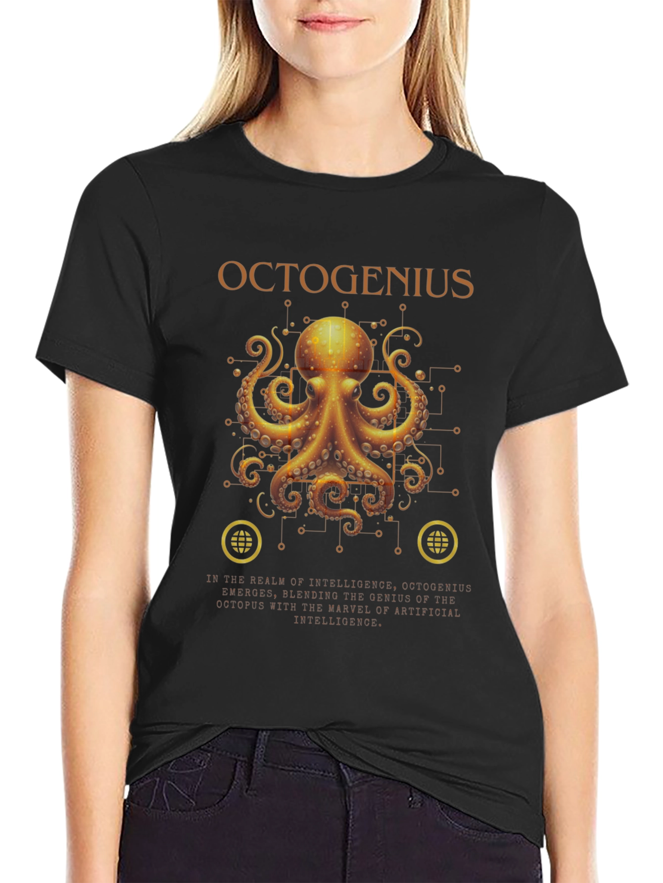 OctoGenius Graphic T-Shirt - Tech Octopus