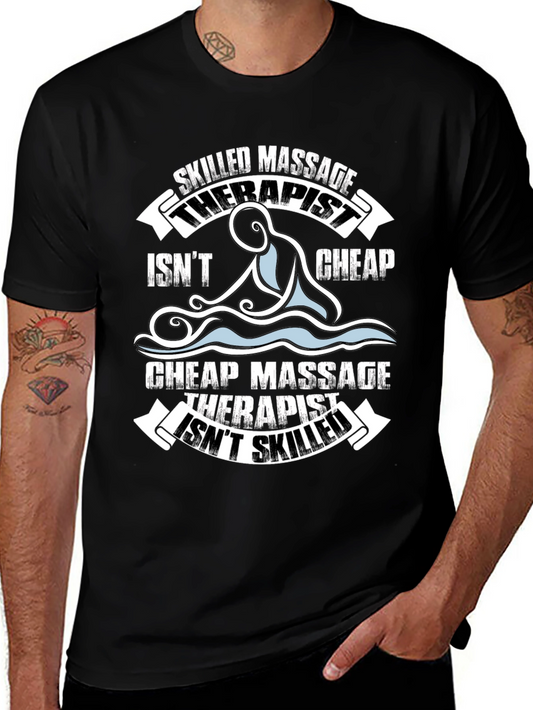 Skilled Massage Therapist Funny Graphic T-Shirt