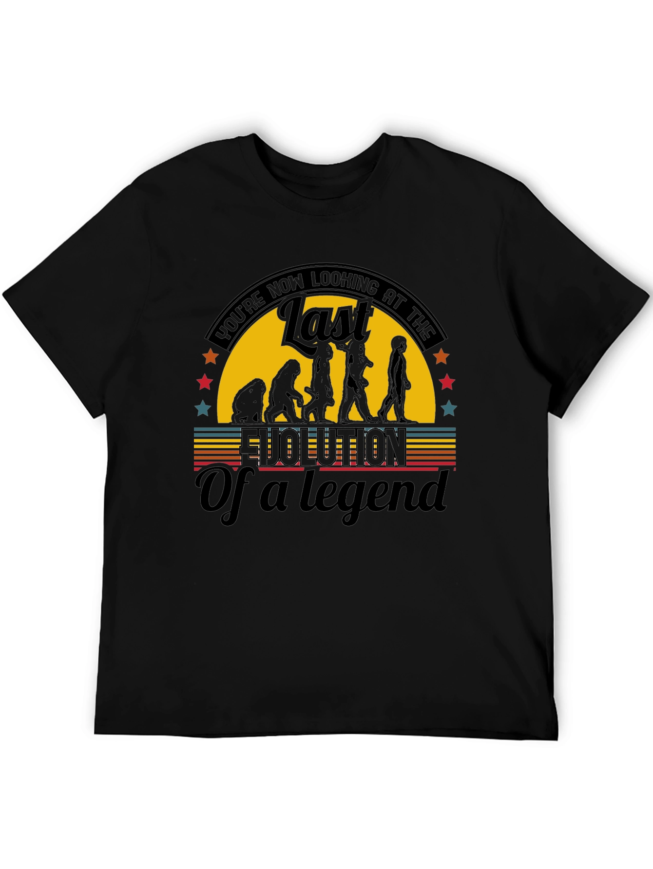 Evolution of a Legend Black T-Shirt