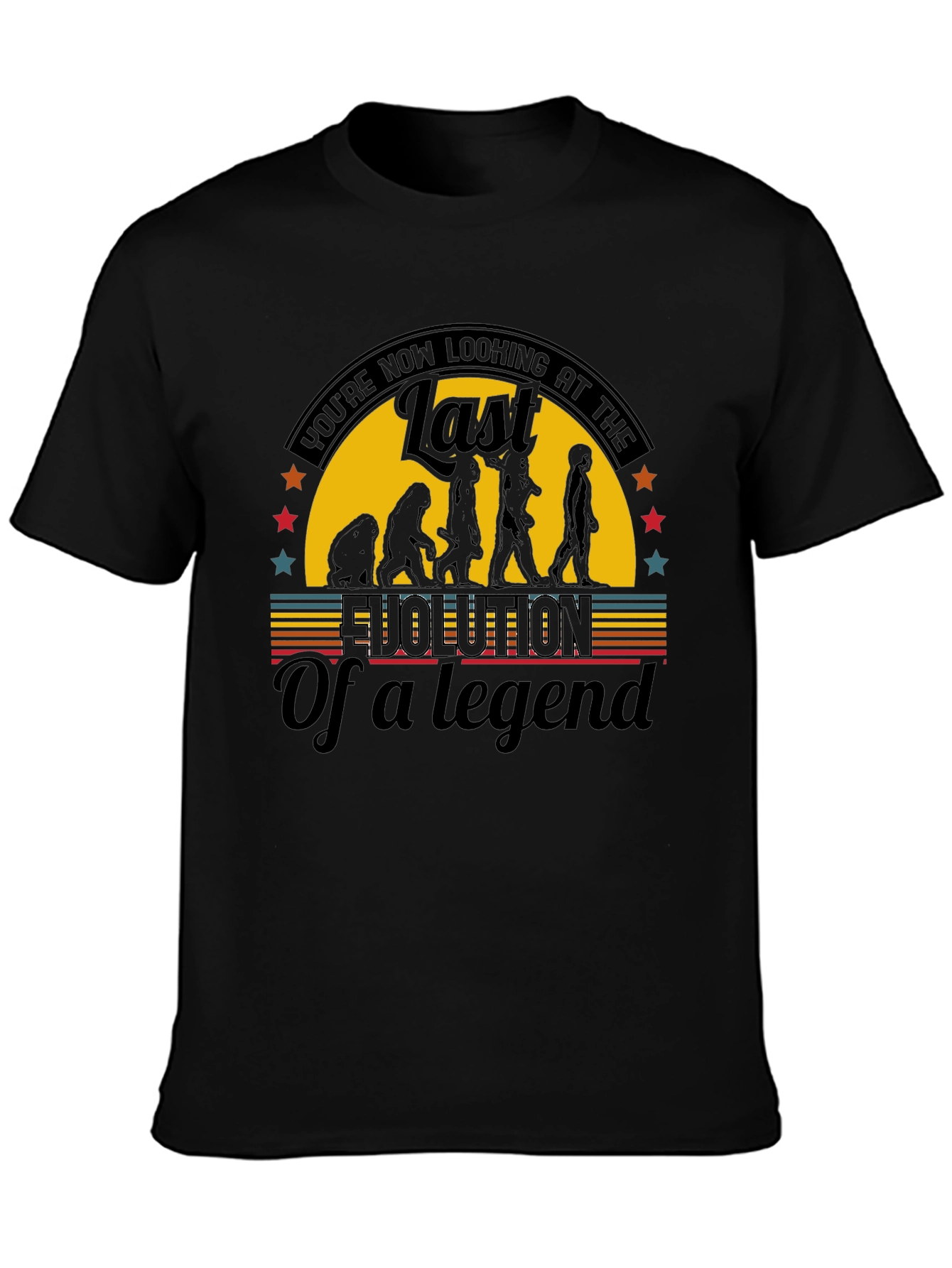 Evolution of a Legend Black T-Shirt