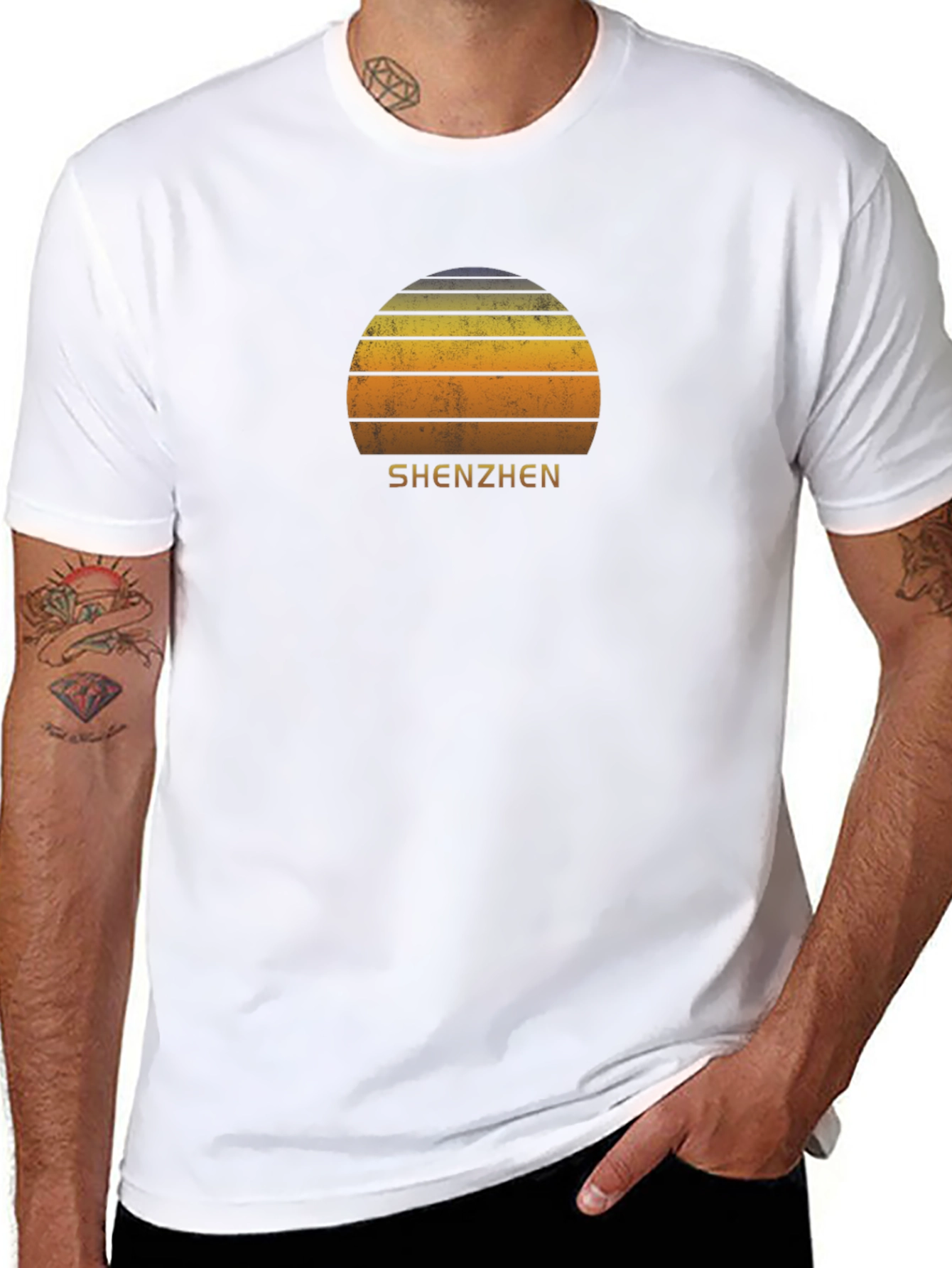 Shenzhen Sunset Graphic T-Shirt