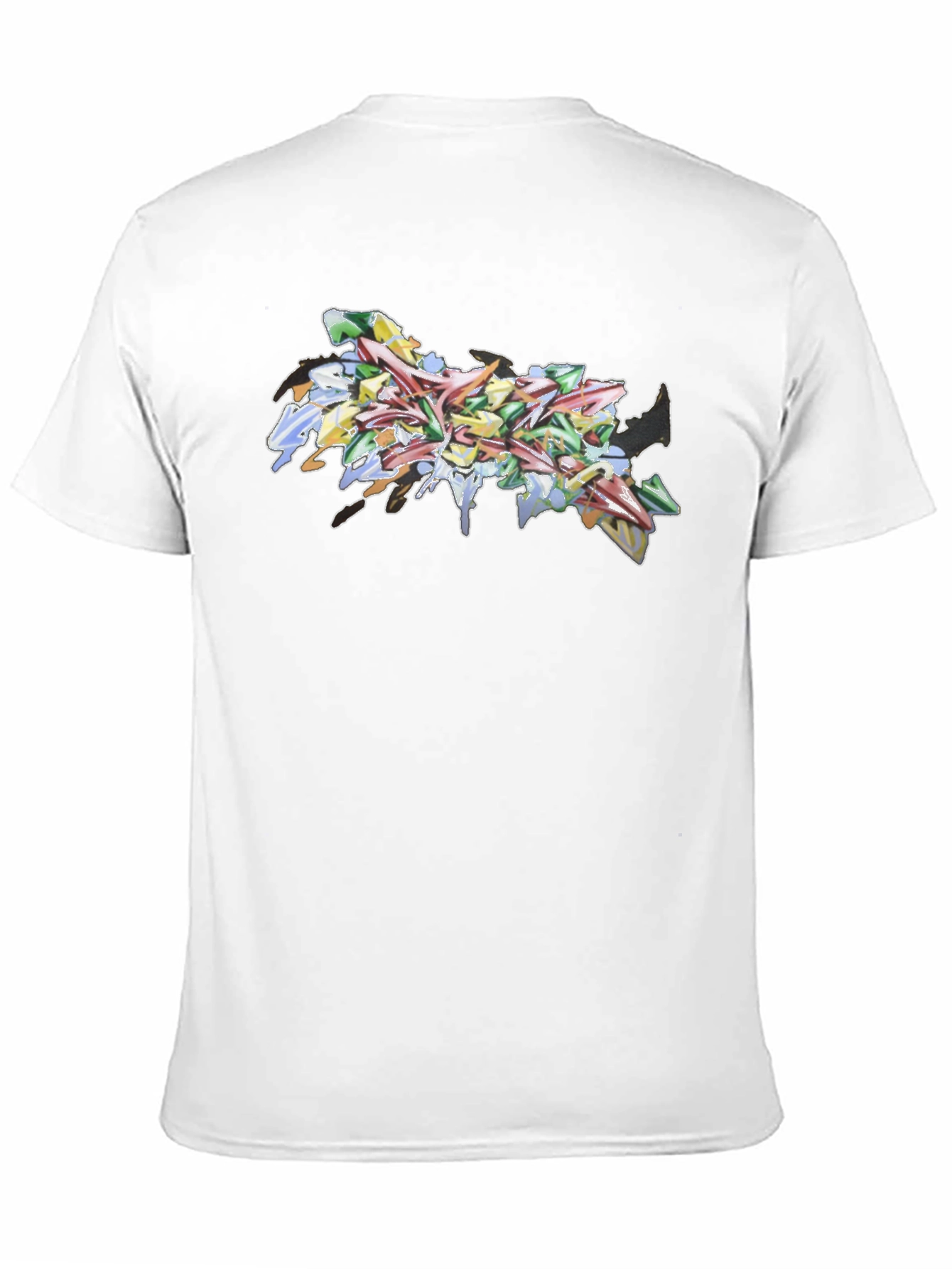 Abstract Graffiti Art Black Tee