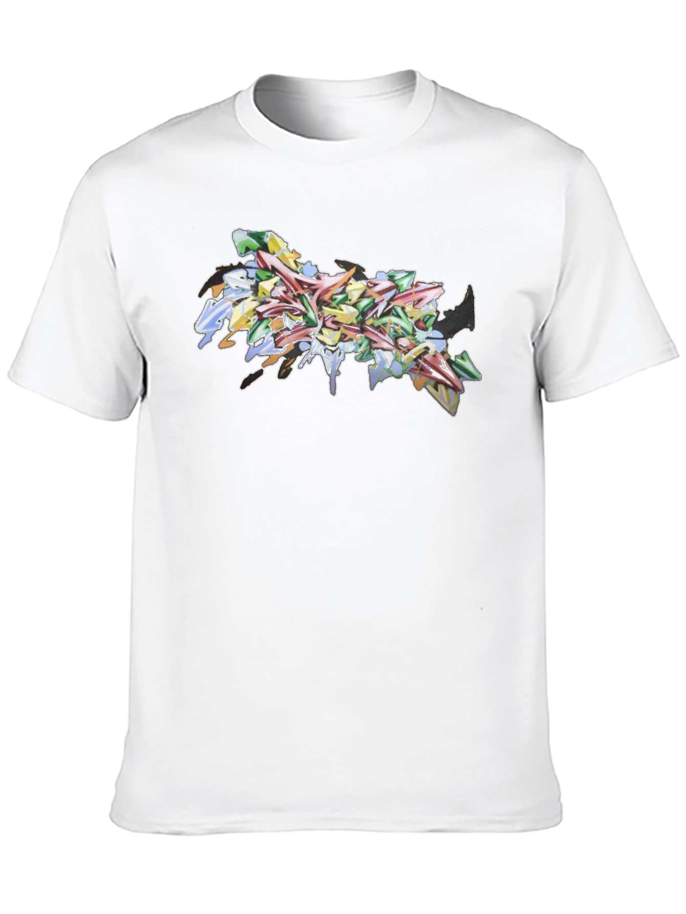 Abstract Graffiti Art Black Tee