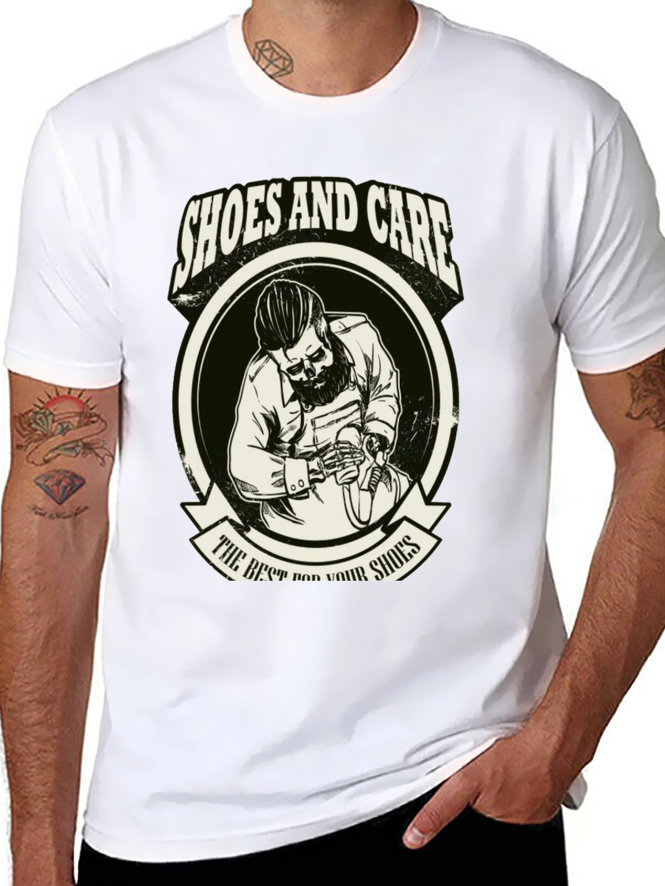Shoes and Care Graphic T-Shirt