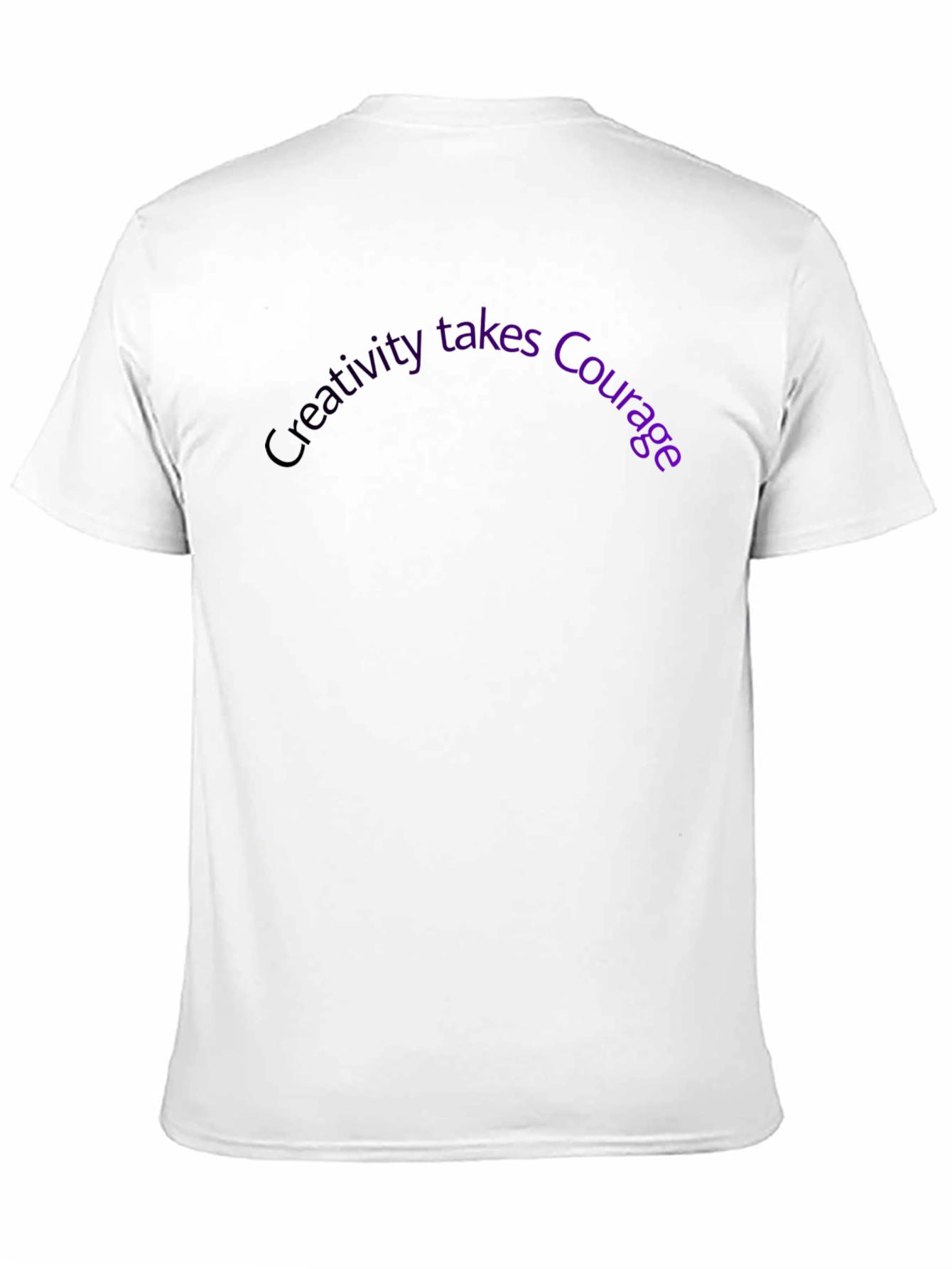 Creativity Takes Courage Graphic Tee - Black