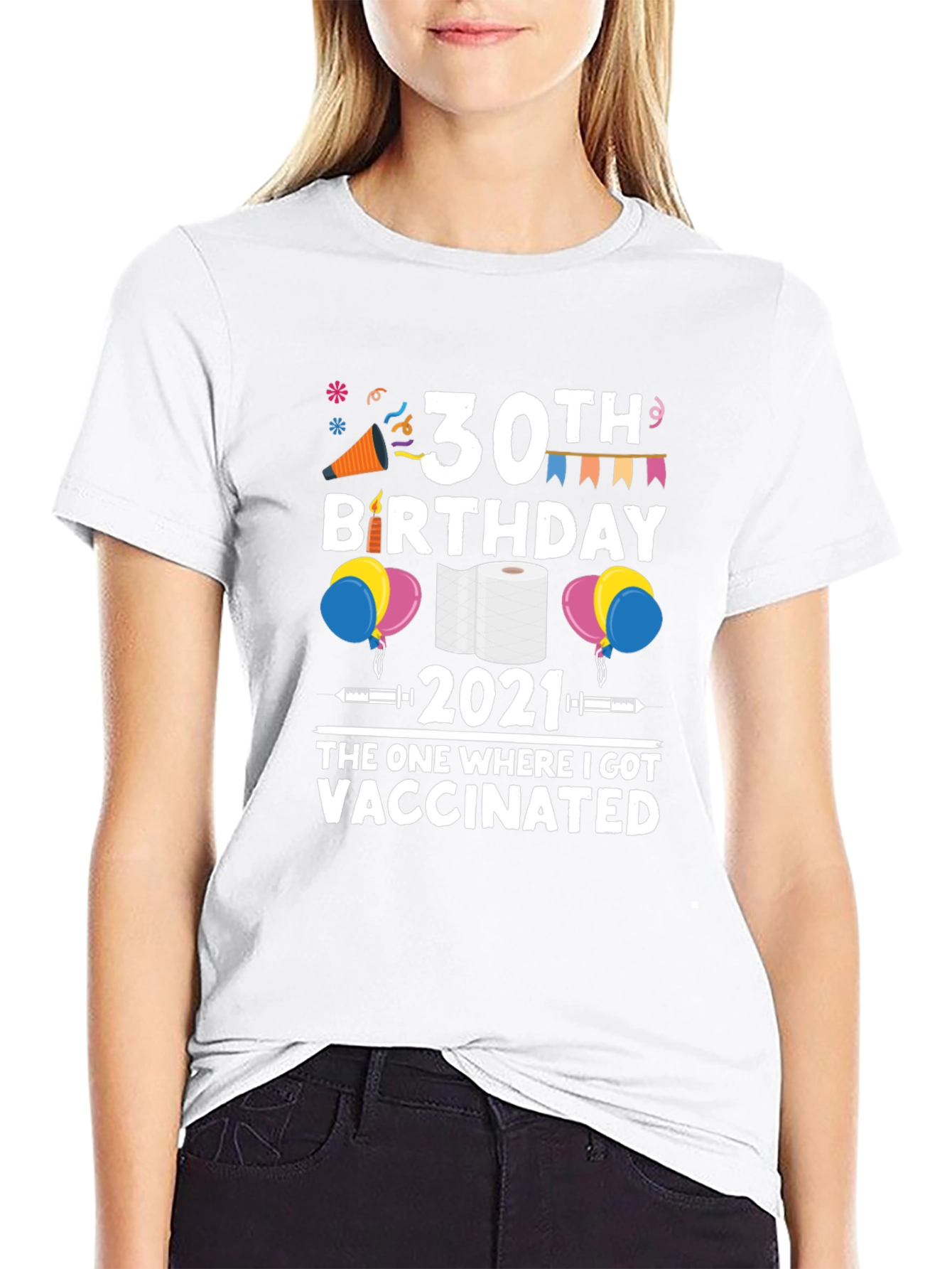 30th Birthday Vaccinated T-Shirt