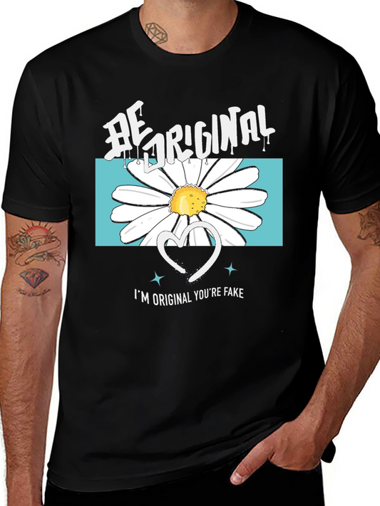 Be Original Graphic T-Shirt - Unique Design