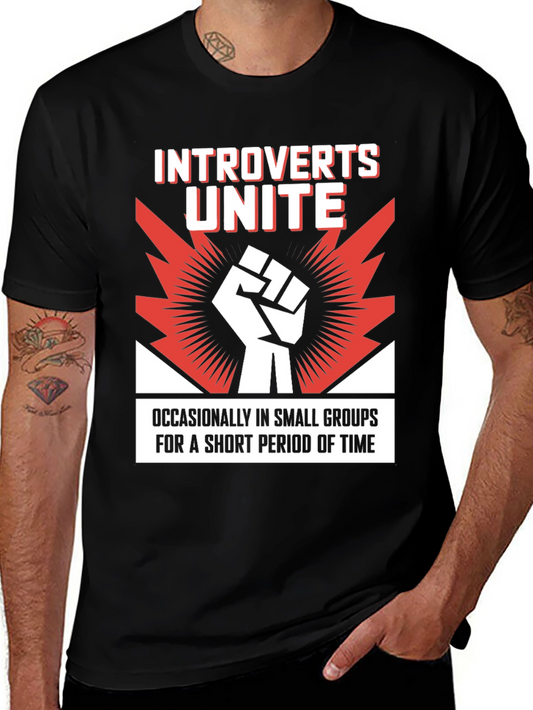 Introverts Unite Graphic T-Shirt