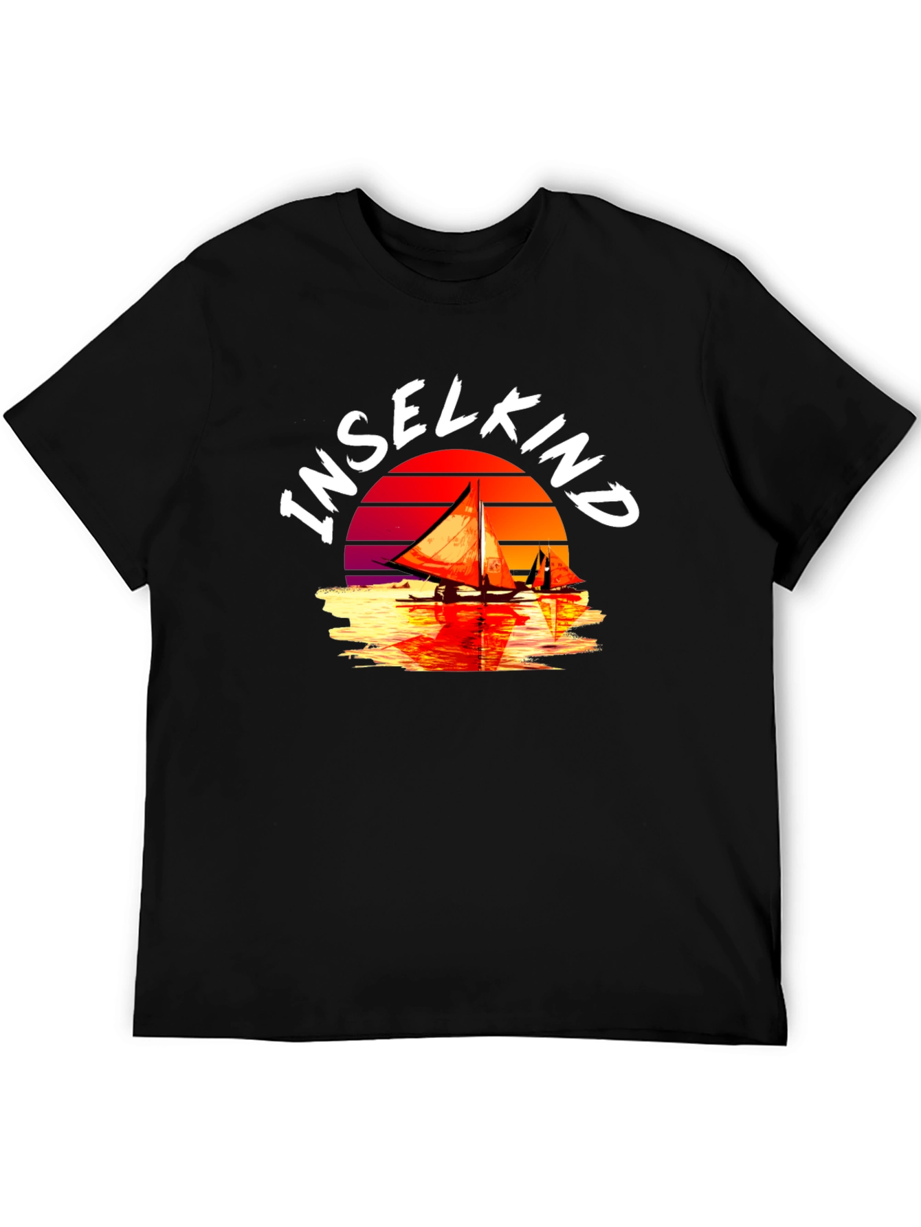 Sunset Sailboat Inselkind T-Shirt