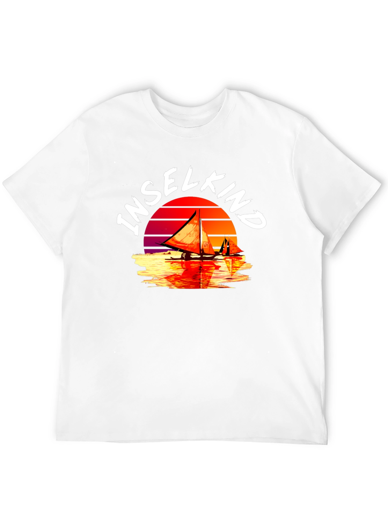 Sunset Sailboat Inselkind T-Shirt