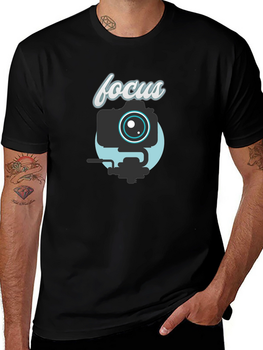 Focus Camera Graphic T-Shirt - Photographer Apparel
