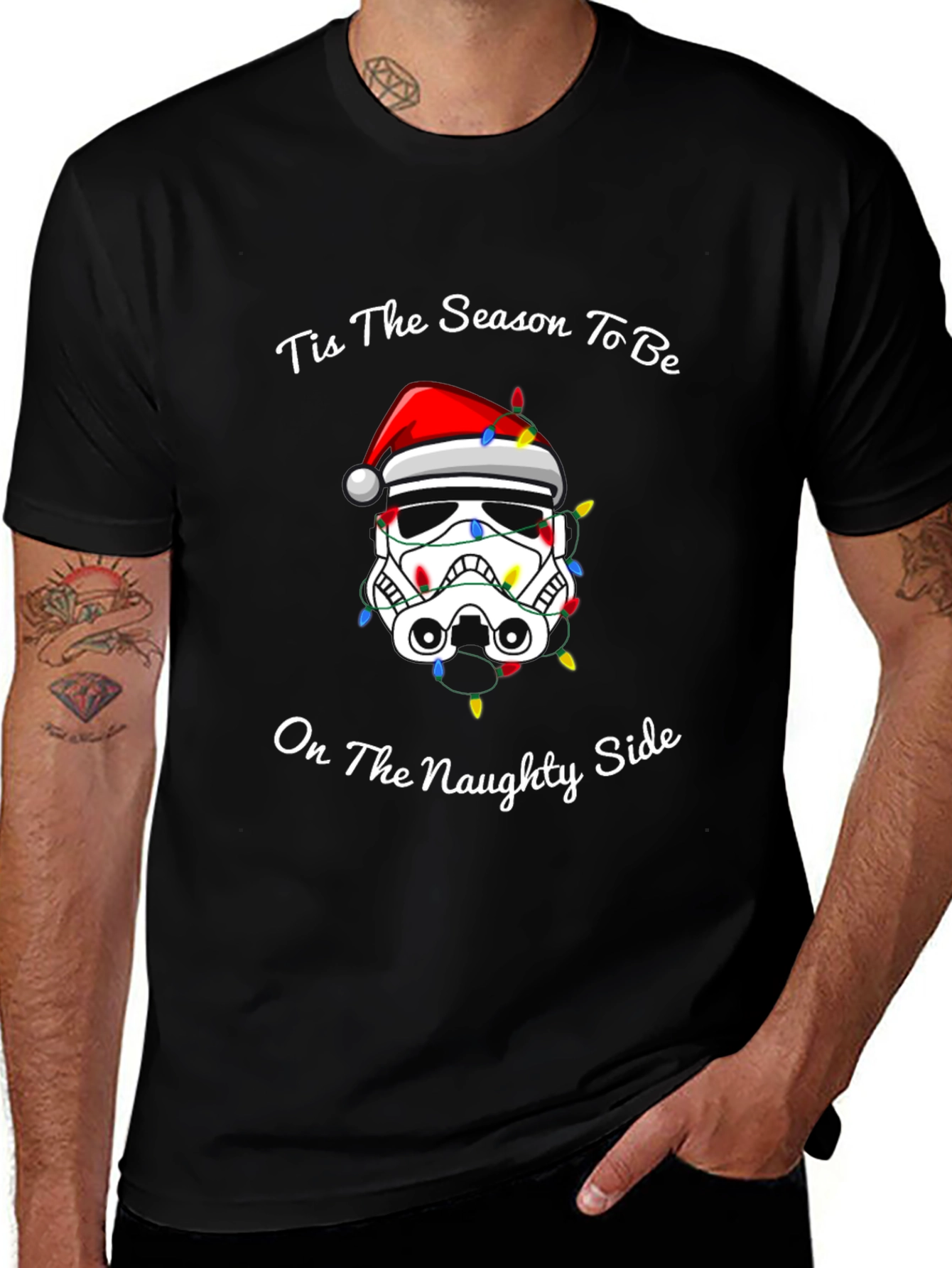 Stormtrooper Christmas Naughty Side T-Shirt