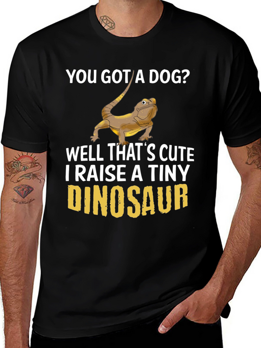 Tiny Dinosaur Bearded Dragon T-Shirt - Funny Reptile Lover Tee