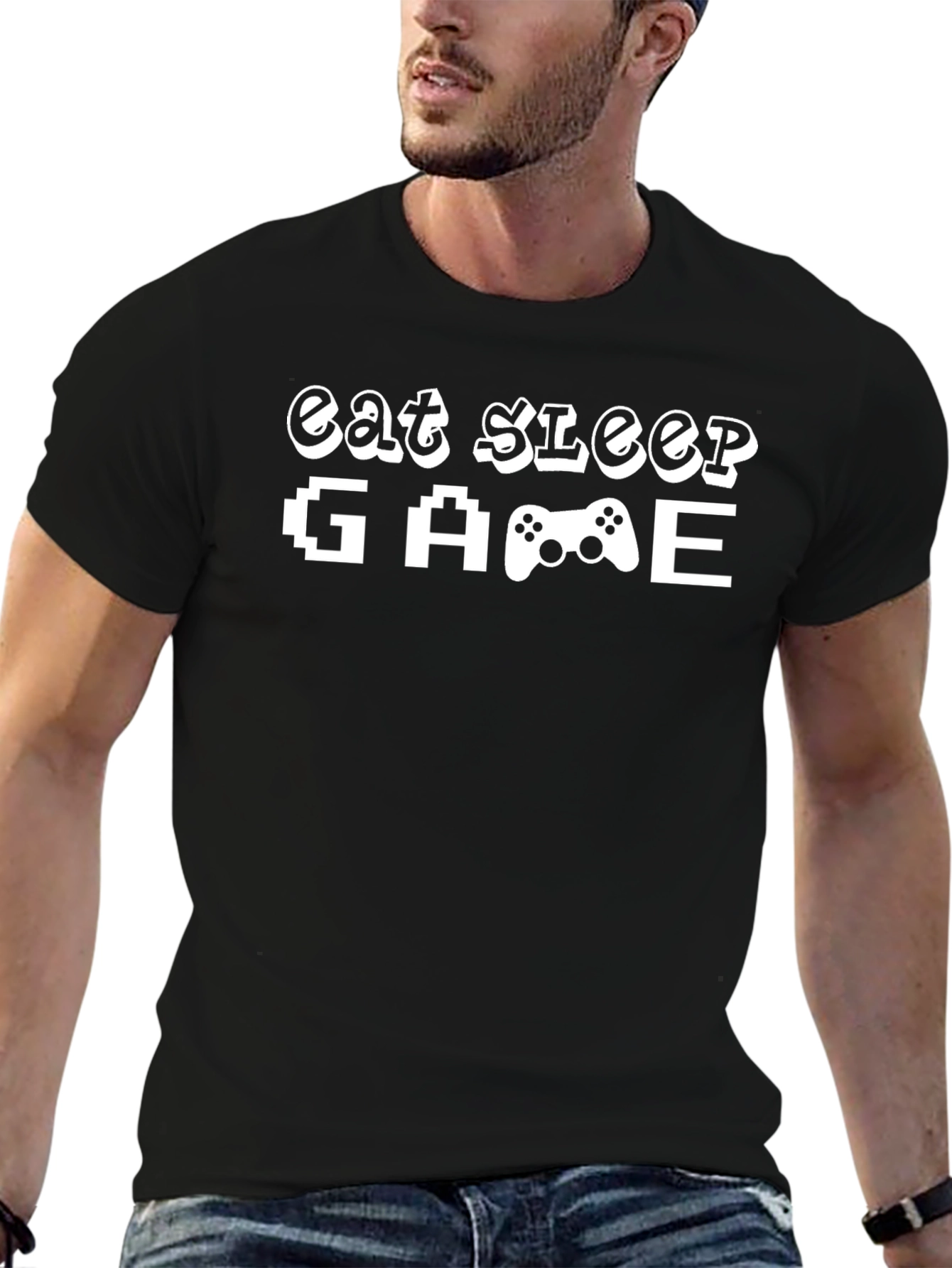 Eat Sleep Game T-Shirt - Gamer Apparel